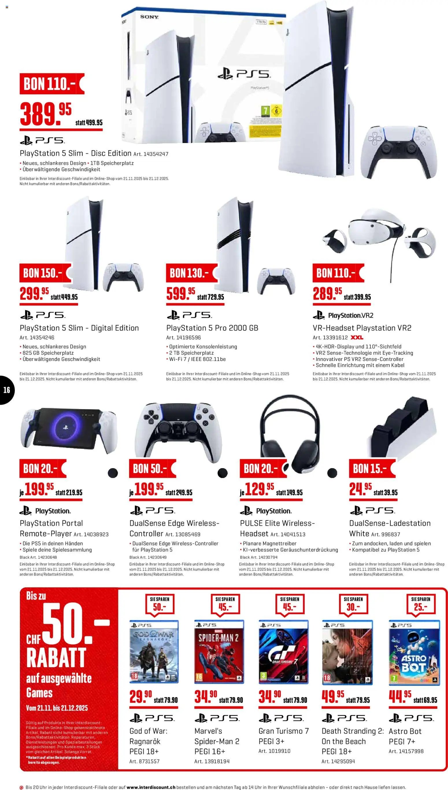 Interdiscount Aktionen (2025-12-08 - 2025-12-21)