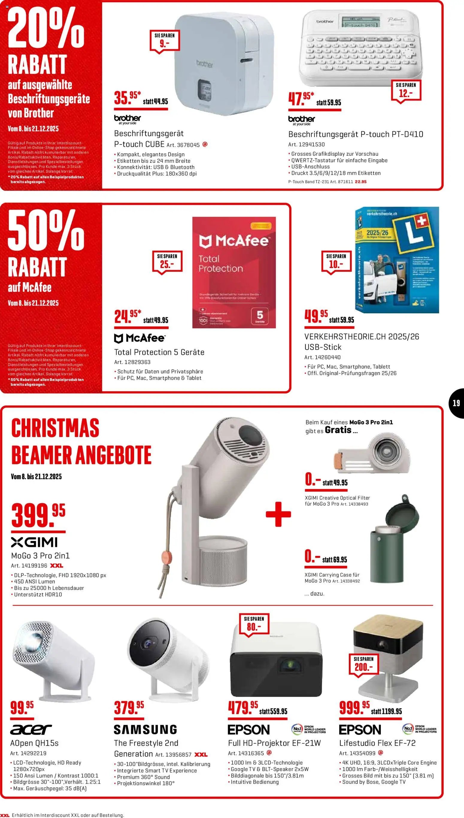 Interdiscount Aktionen (2025-12-08 - 2025-12-21)