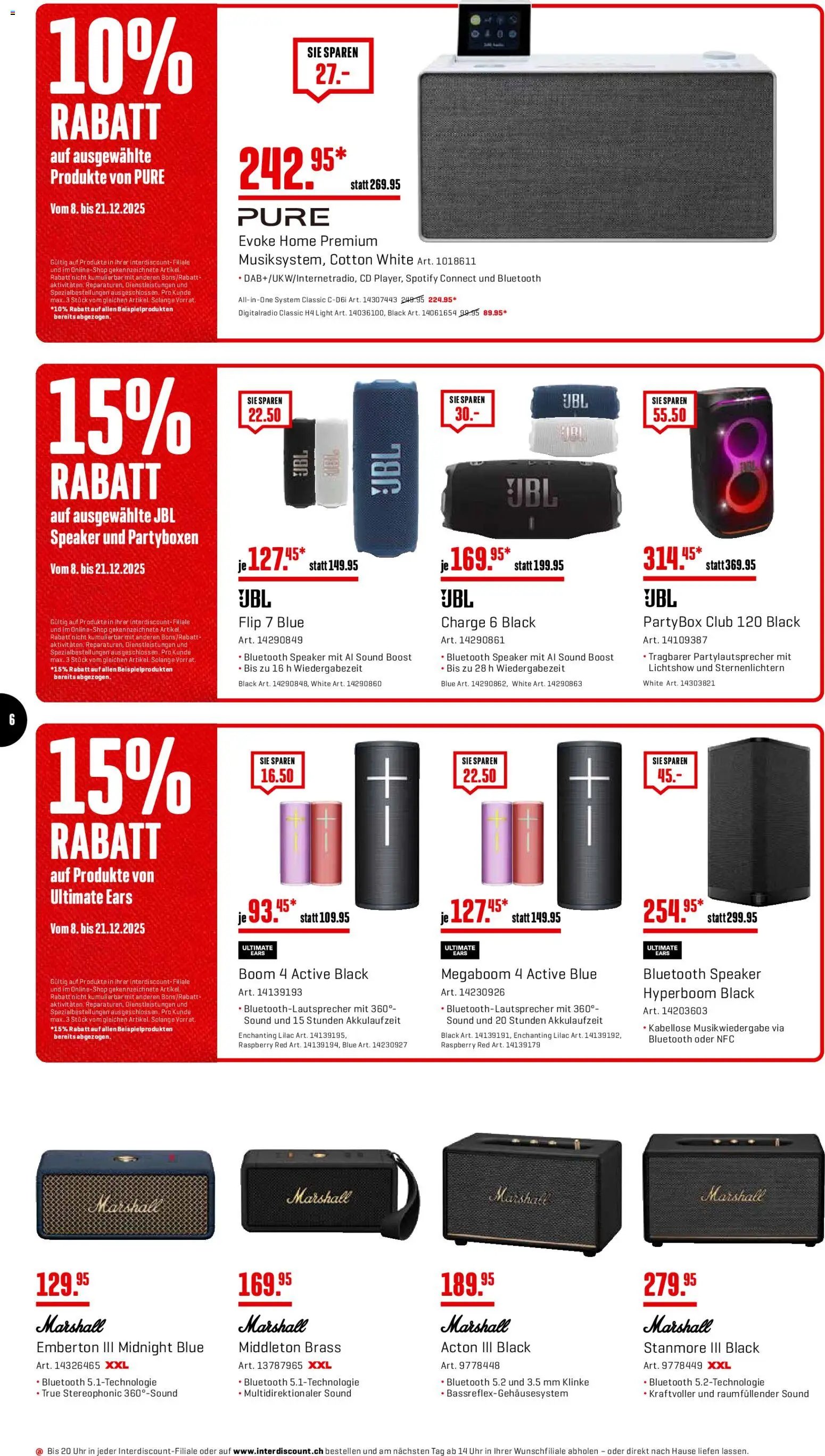 Interdiscount Aktionen (2025-12-08 - 2025-12-21)