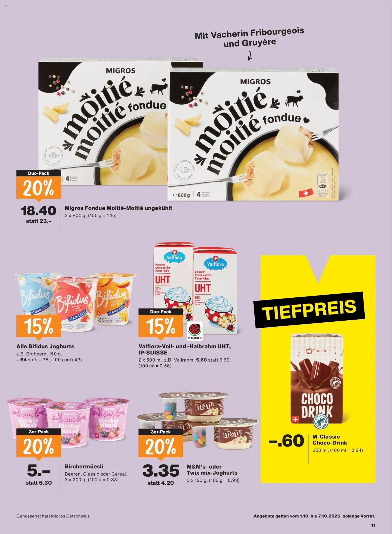 Migros aktionen