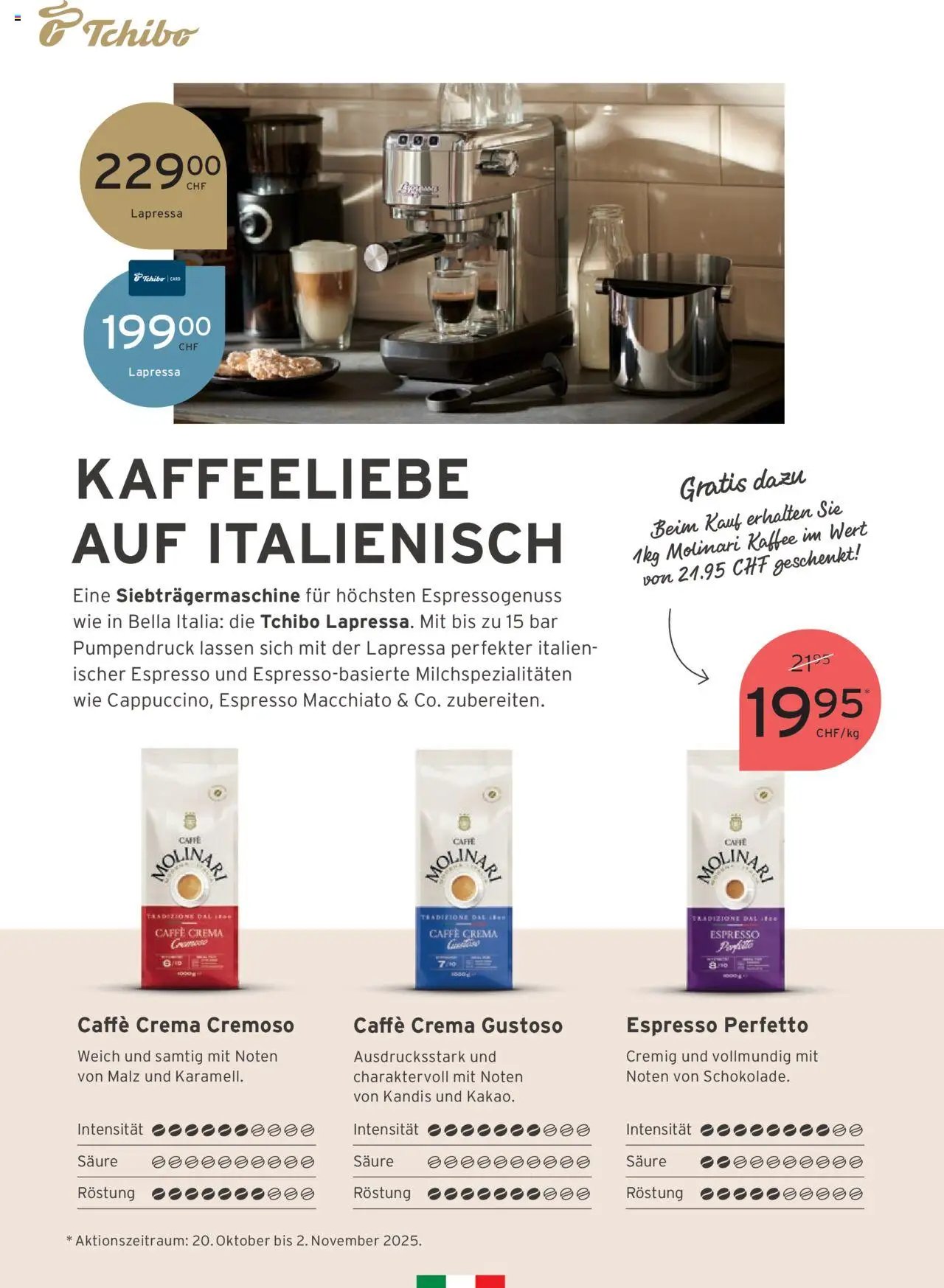Tchibo Aktionen Magazin Freiheit (2025-10-21 - 2025-11-30)