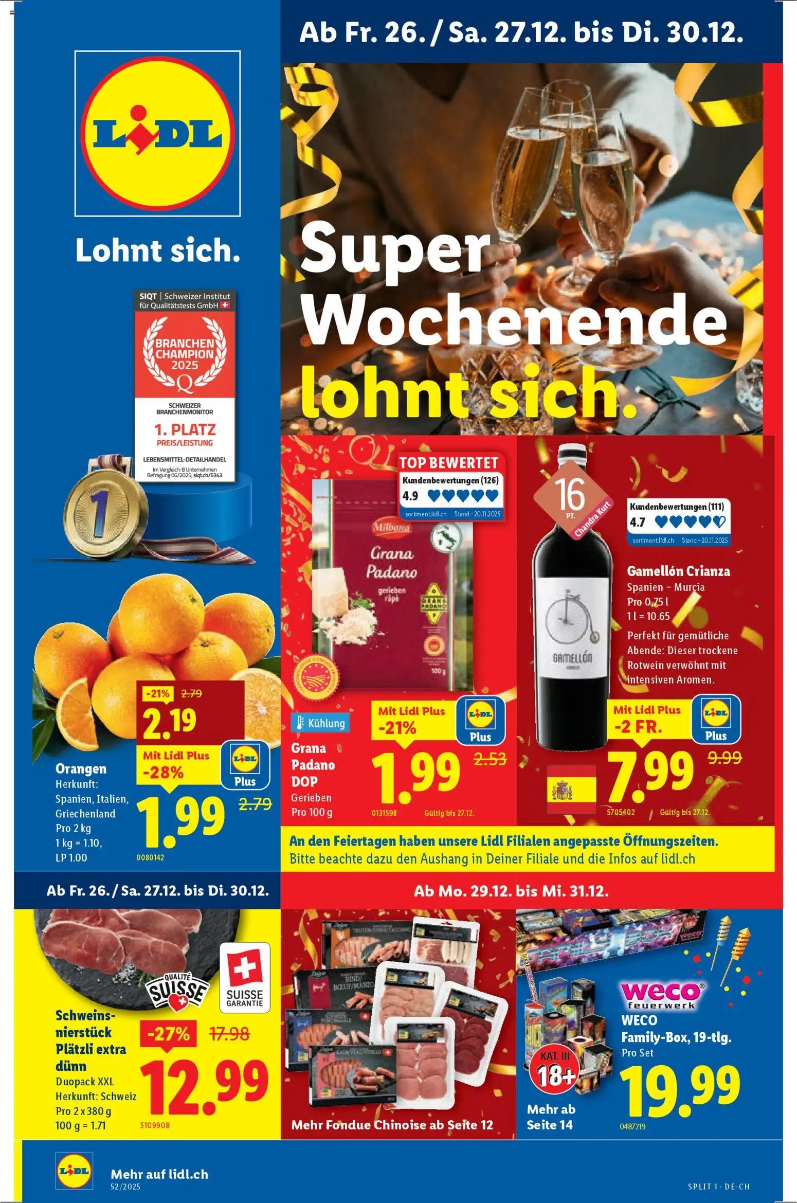 Lidl Aktionen (2025-12-26 - 2025-12-30)