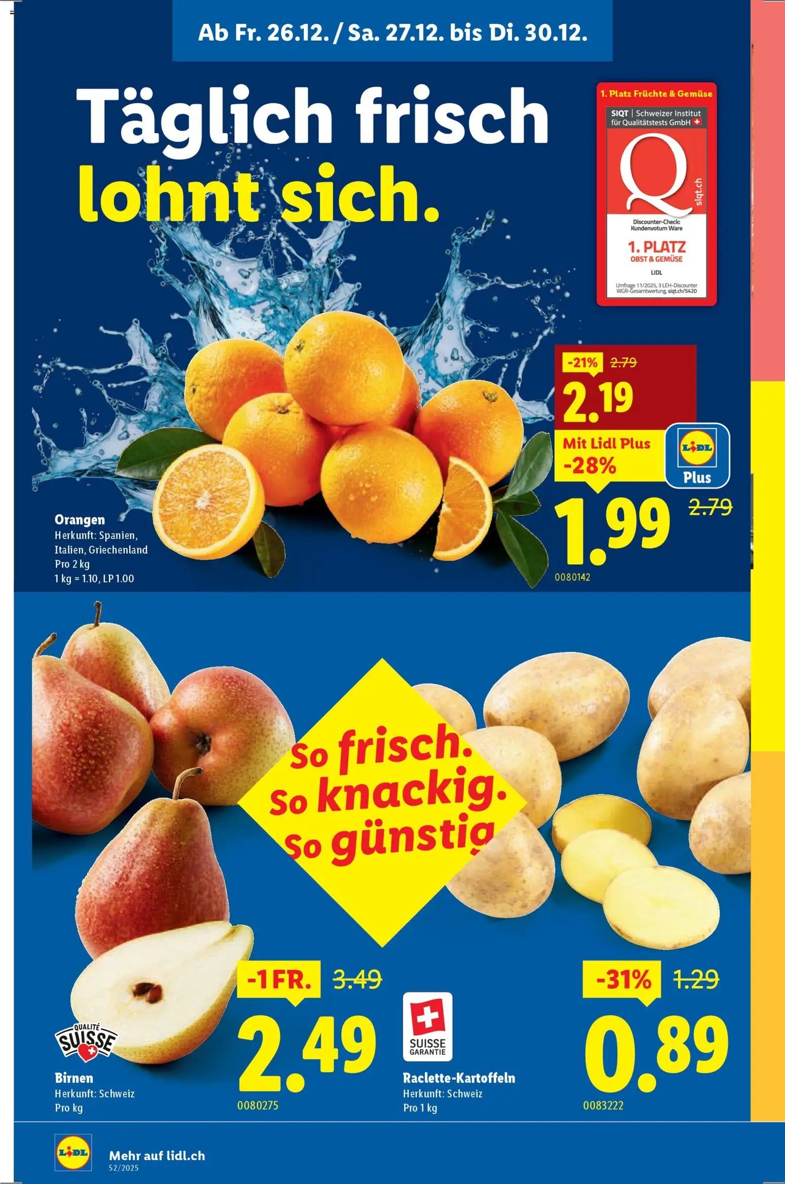 Lidl Aktionen (2025-12-26 - 2025-12-30)