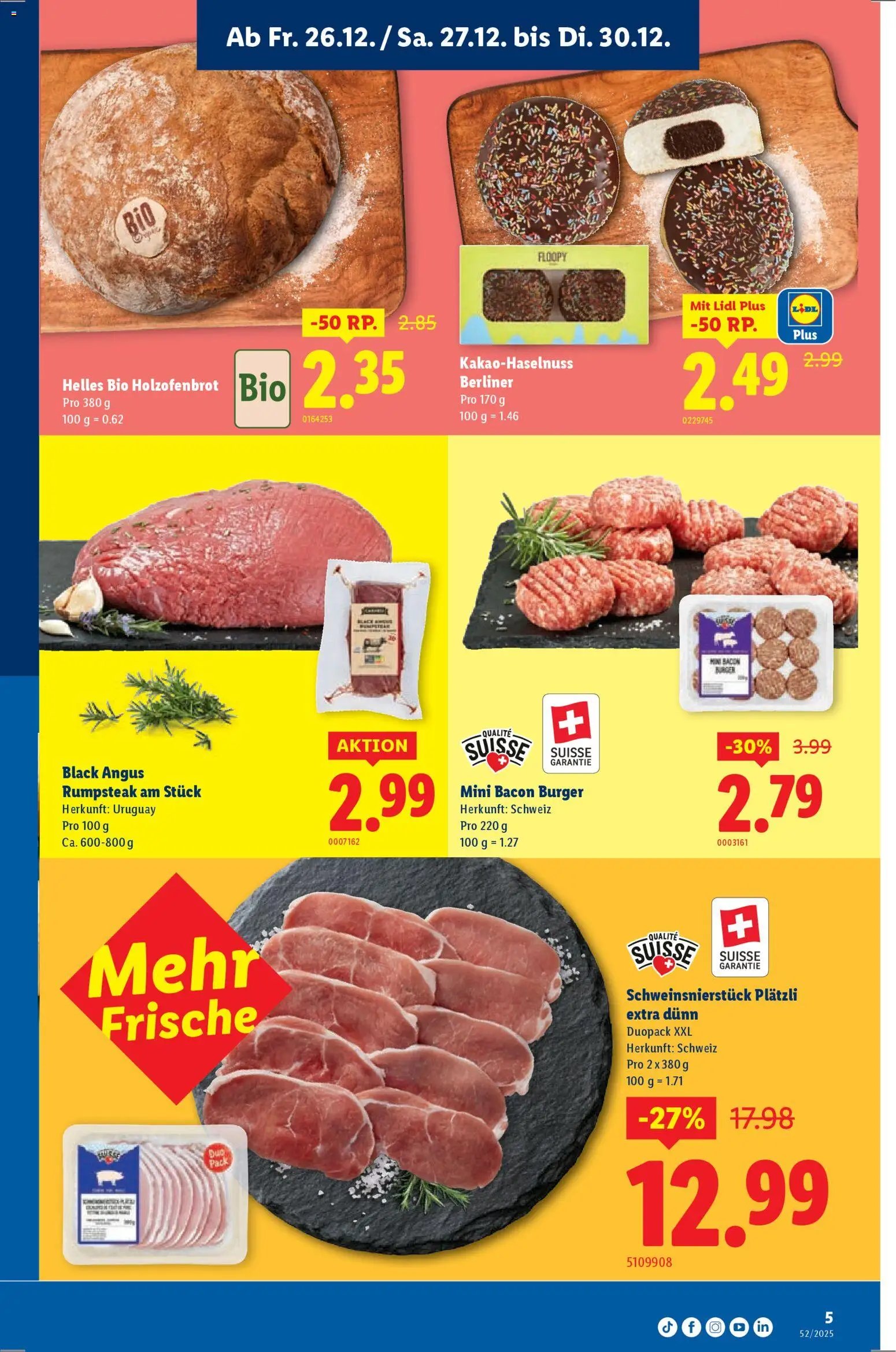 Lidl Aktionen (2025-12-26 - 2025-12-30)