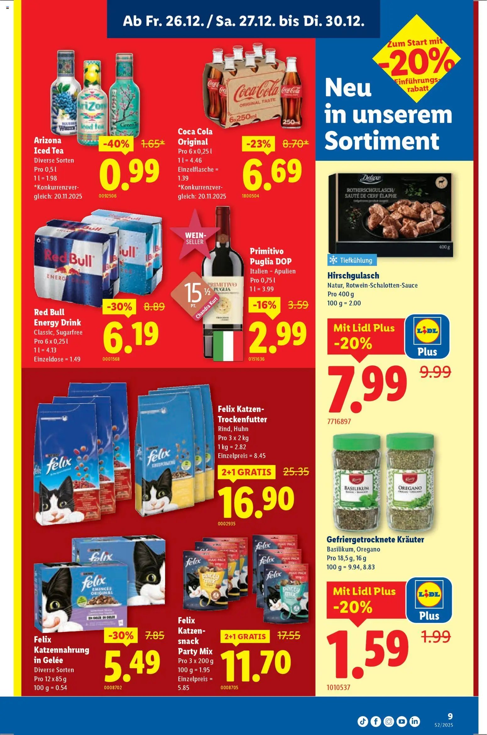 Lidl Aktionen (2025-12-26 - 2025-12-30)