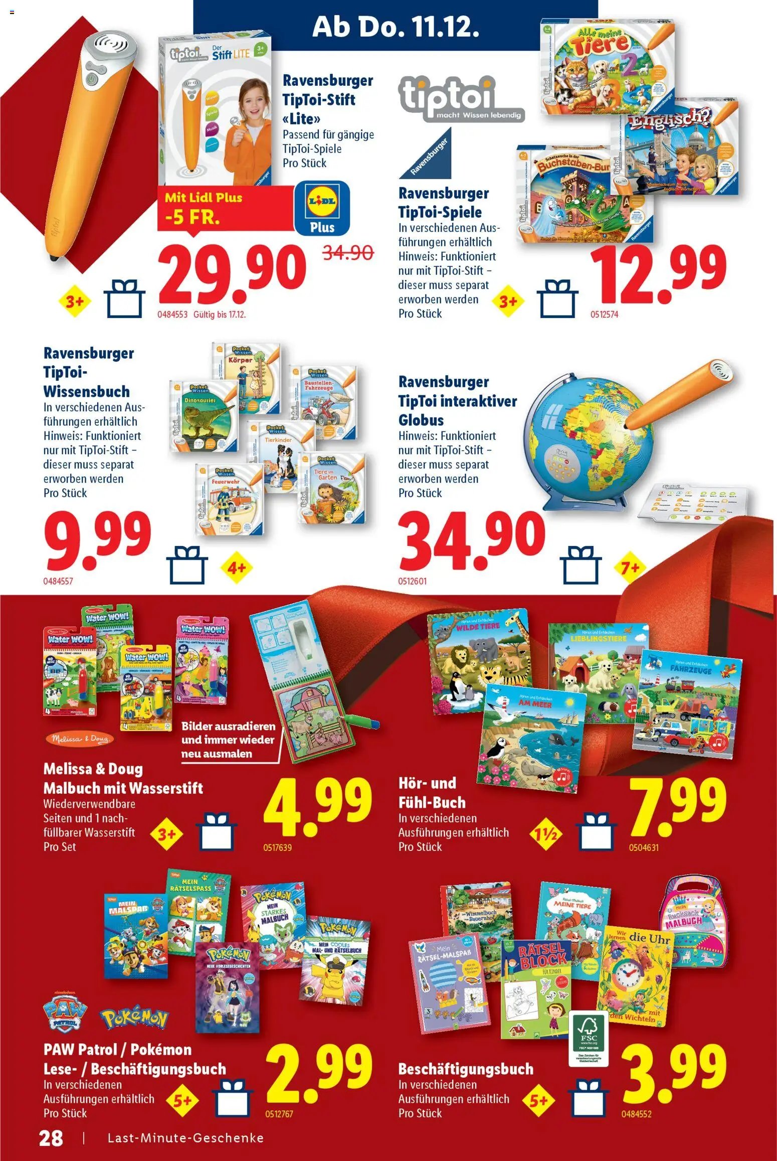Lidl Aktionen Spielwarenmagazin (2025-10-30 - 2025-12-17) | 28