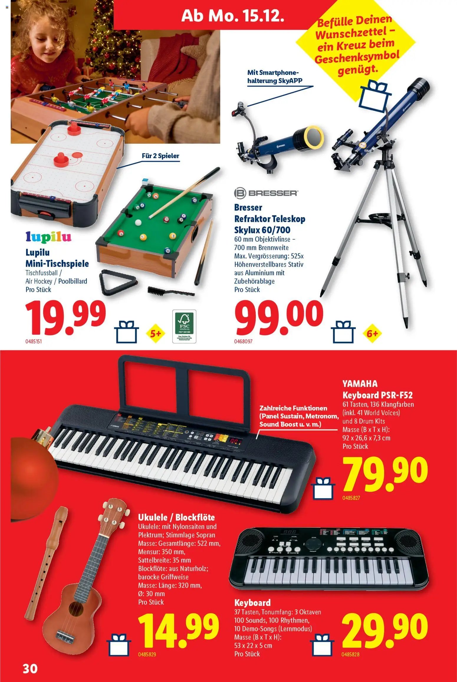 Lidl Aktionen Spielwarenmagazin (2025-10-30 - 2025-12-17) | 30