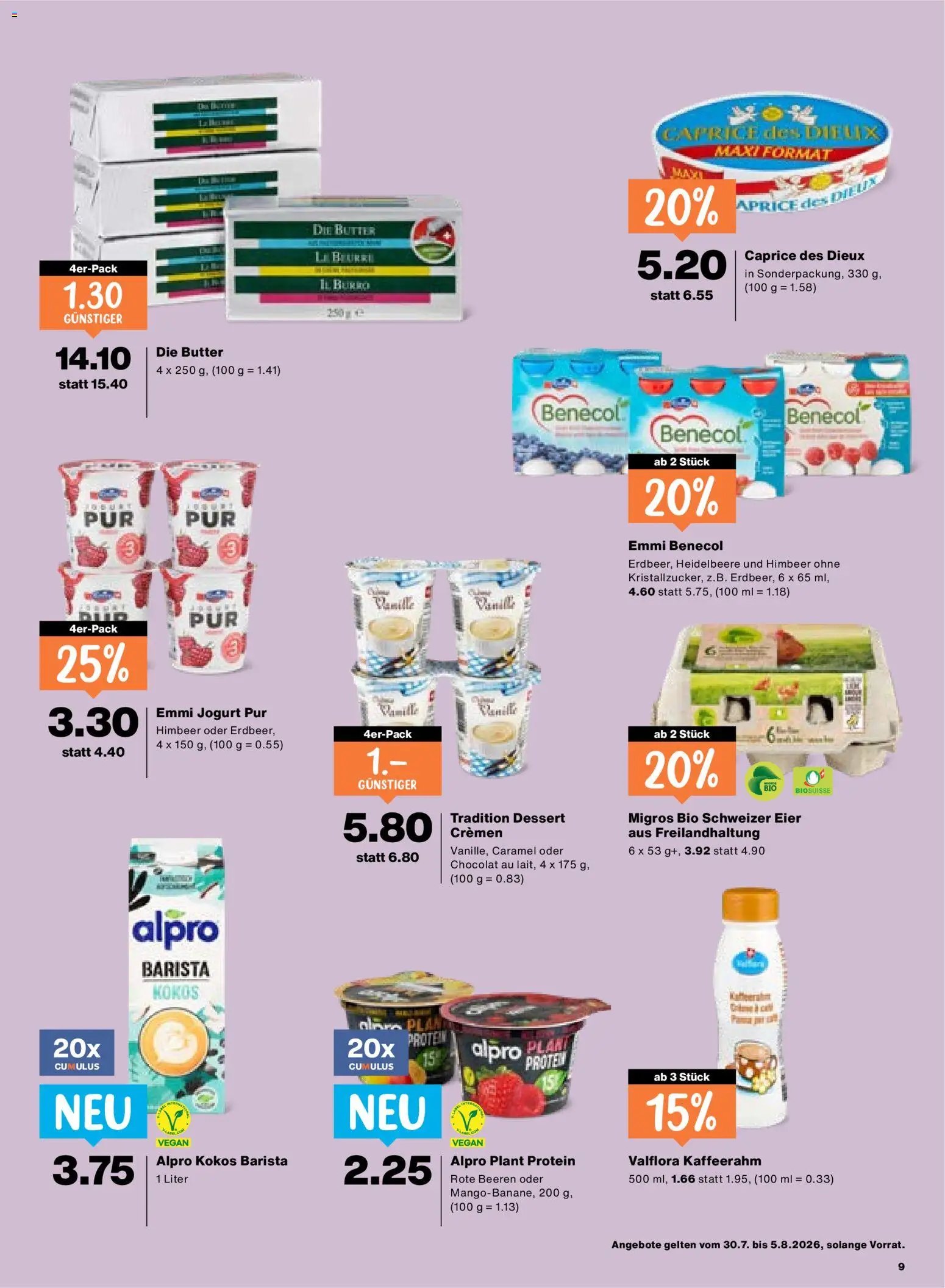 Migros aktionen