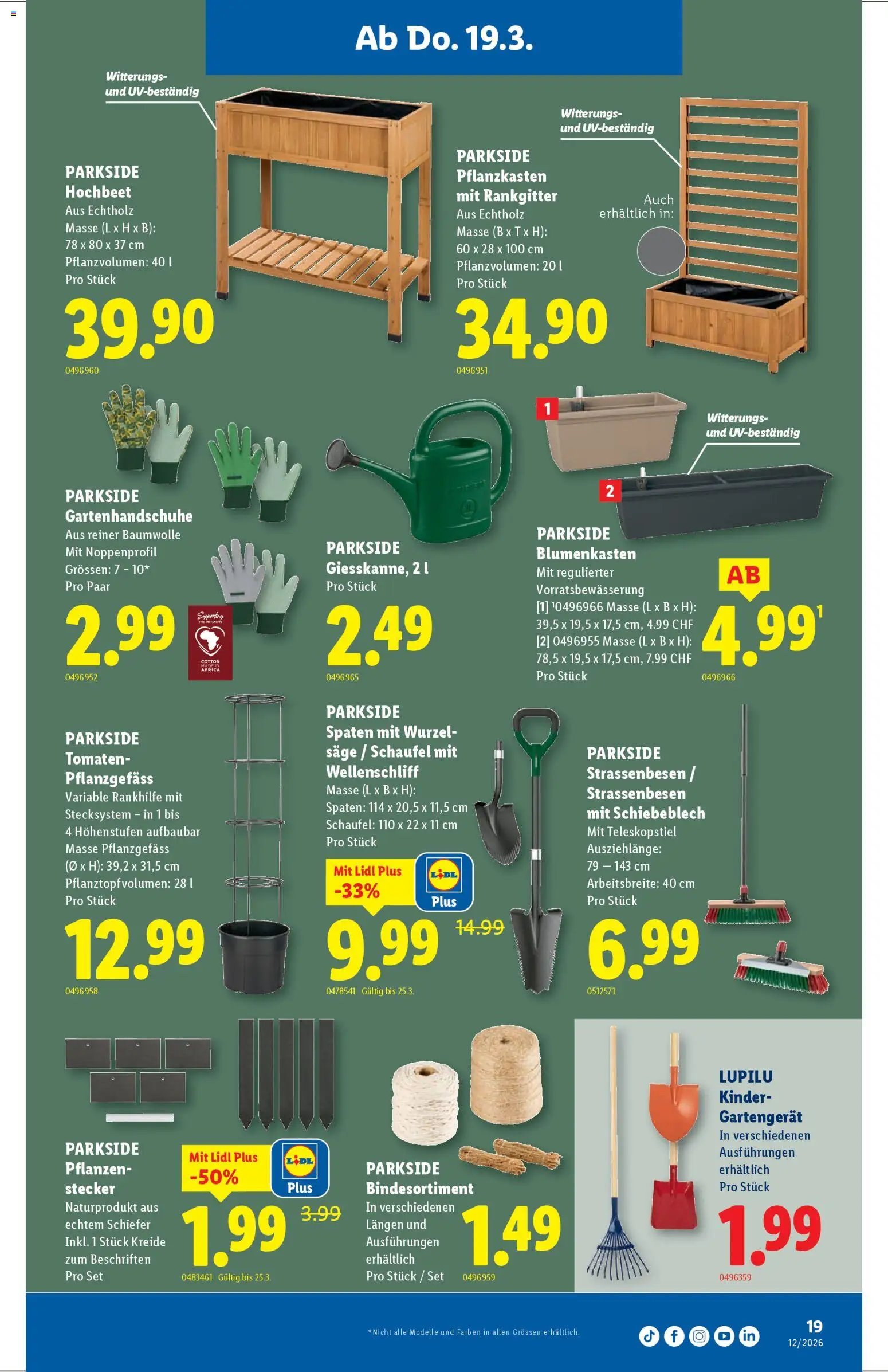 Lidl aktionen (2026-03-19 - 2026-03-25) | 19