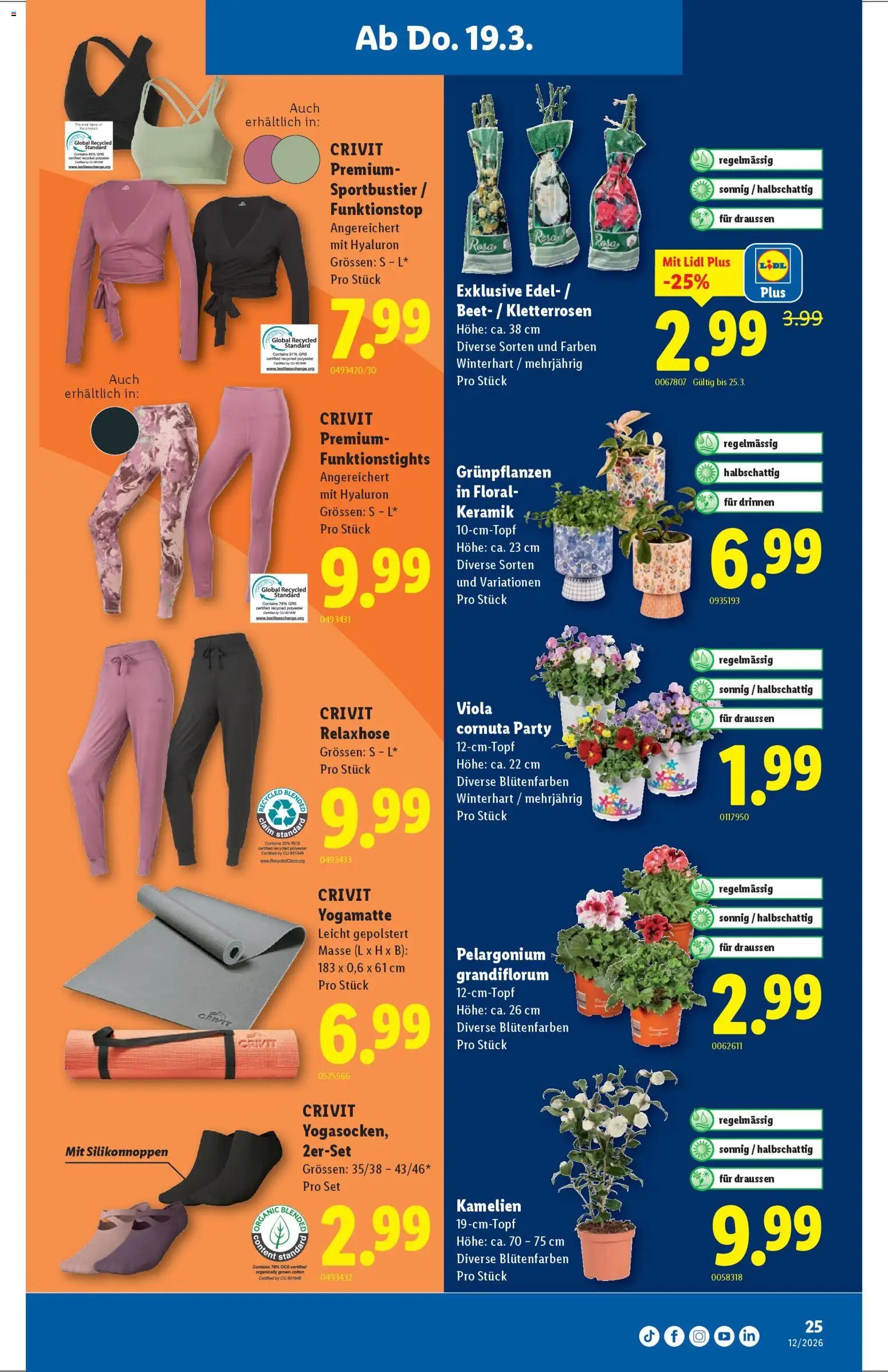 Lidl aktionen (2026-03-19 - 2026-03-25) | 25