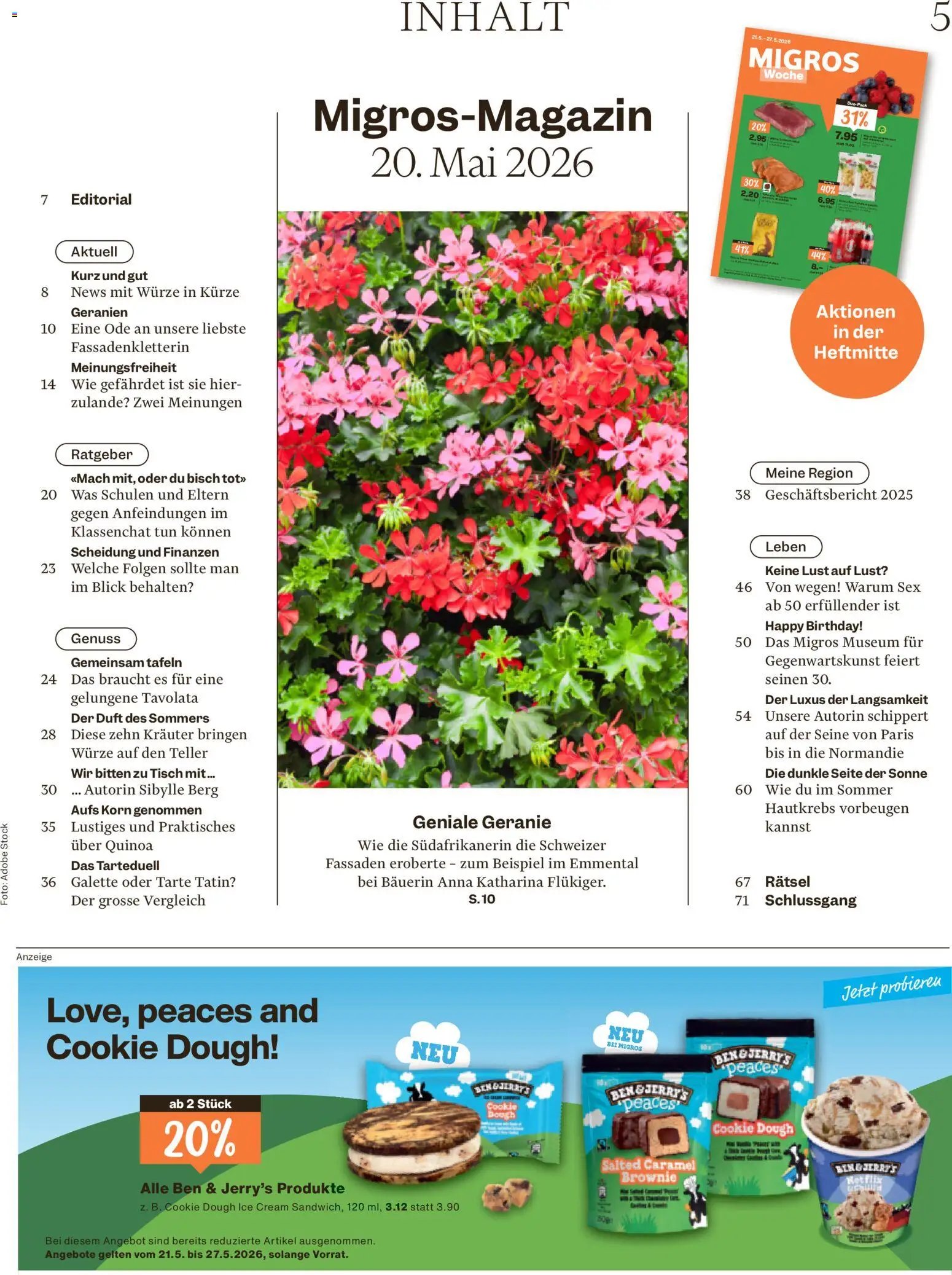Migros aktionen Magazin (2026-05-19 - 2026-05-25)