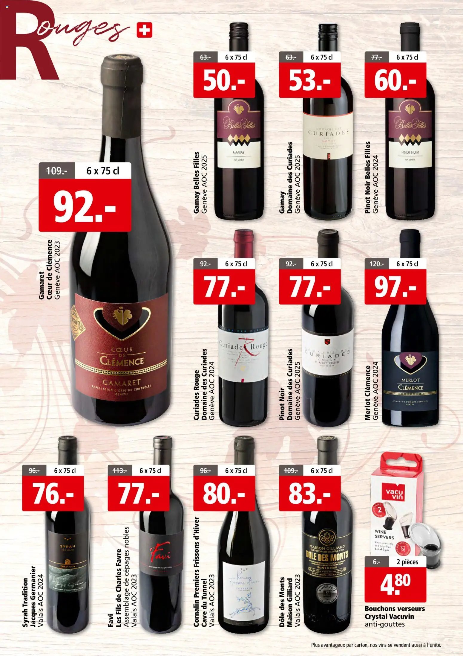 Aligro aktionen Foire aux vins Genève
