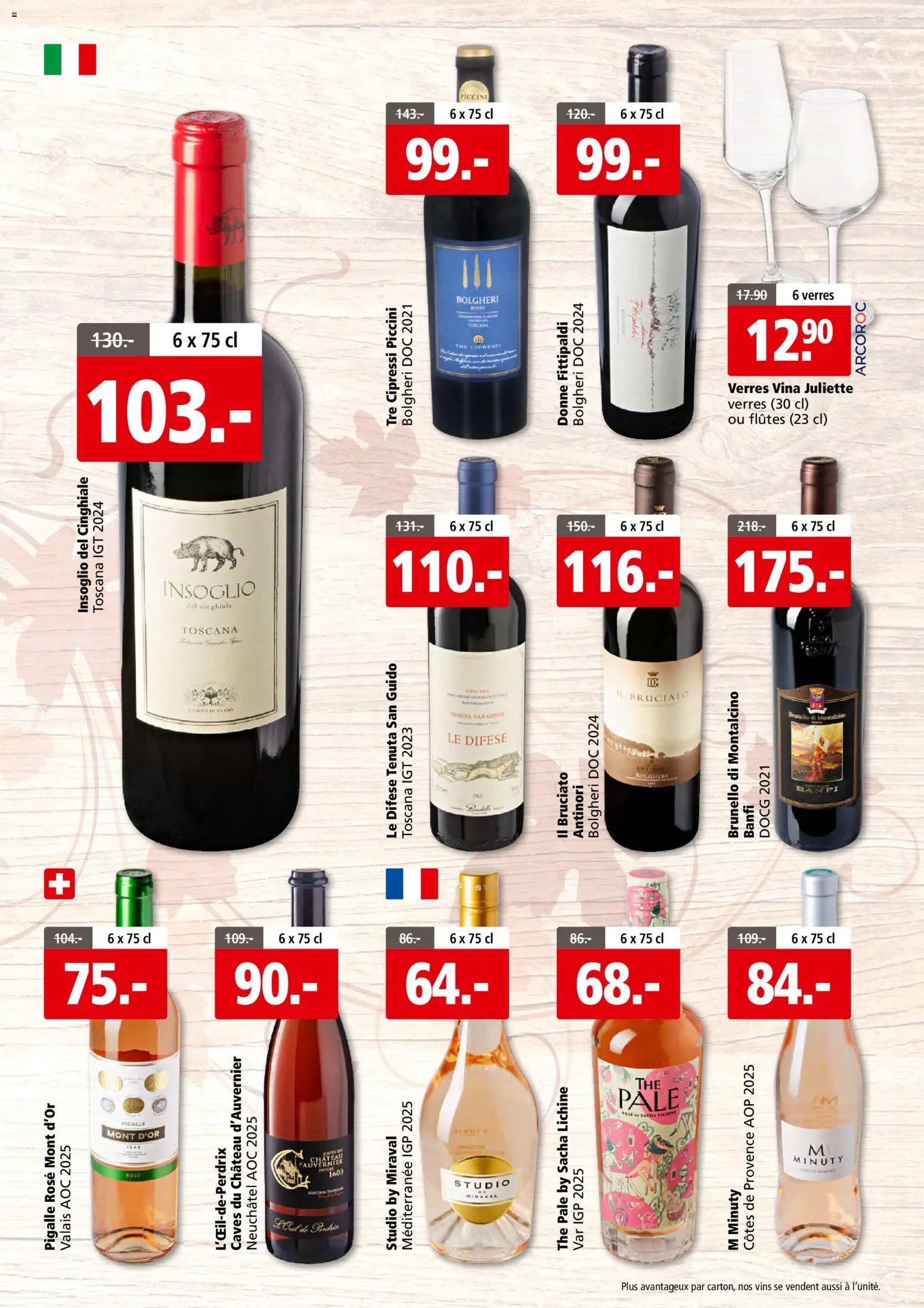 Aligro aktionen Foire aux vins Genève