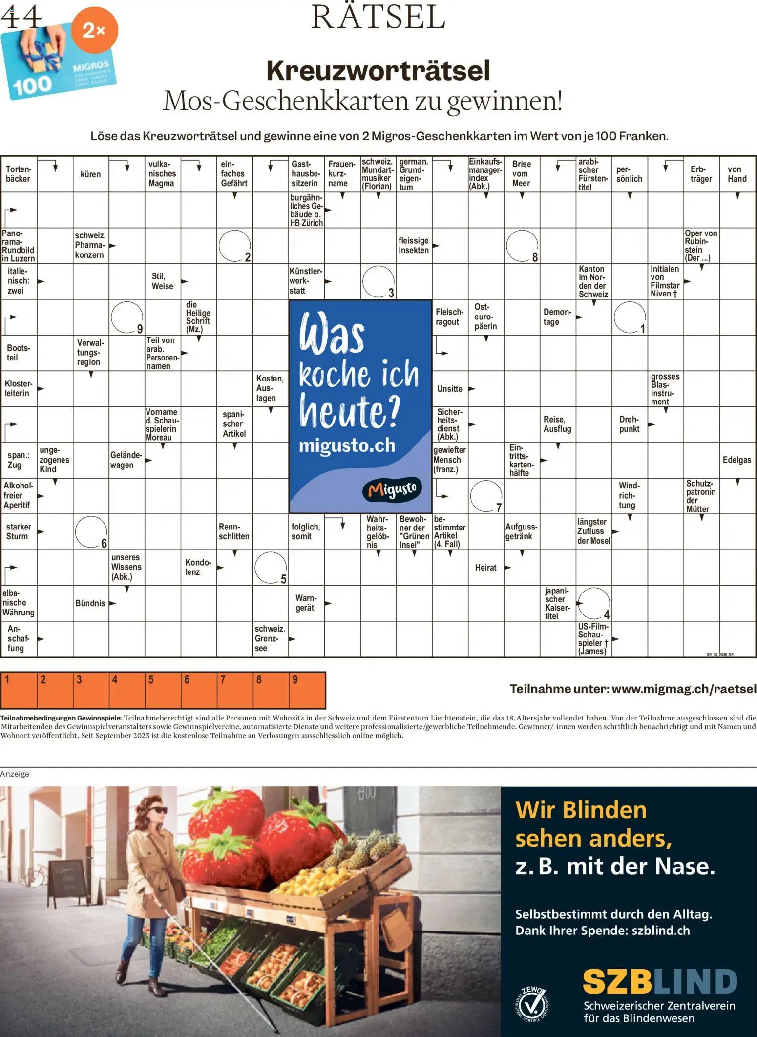 Migros aktionen Magazin