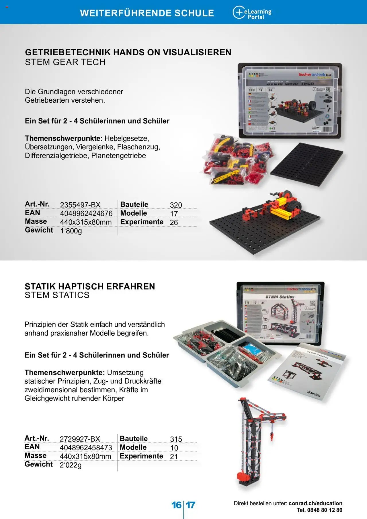 Conrad Fischertechnik education (2023-03-14 - 2025-12-31) | 17