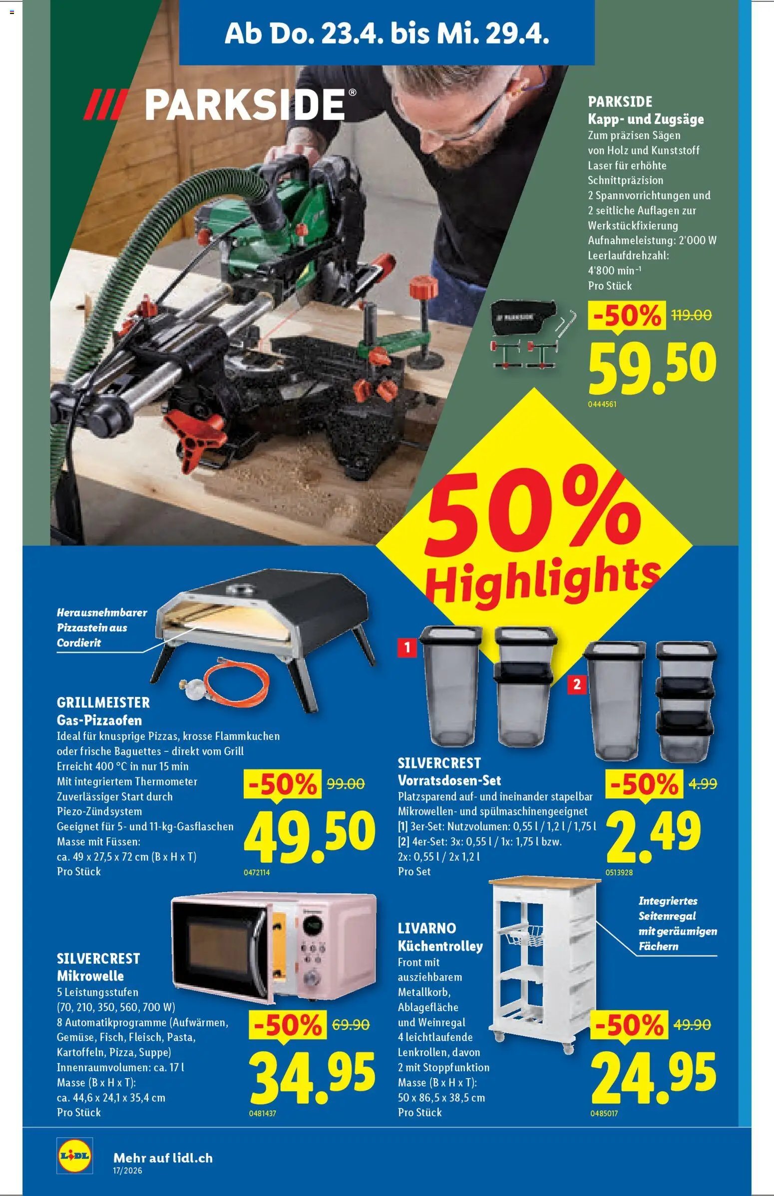 Lidl Aktionen Neueröffnung Luzern (2026-04-23 - 2026-04-29)