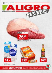 Aligro aktionen Business Chavannes, Matran, Genève, Sion