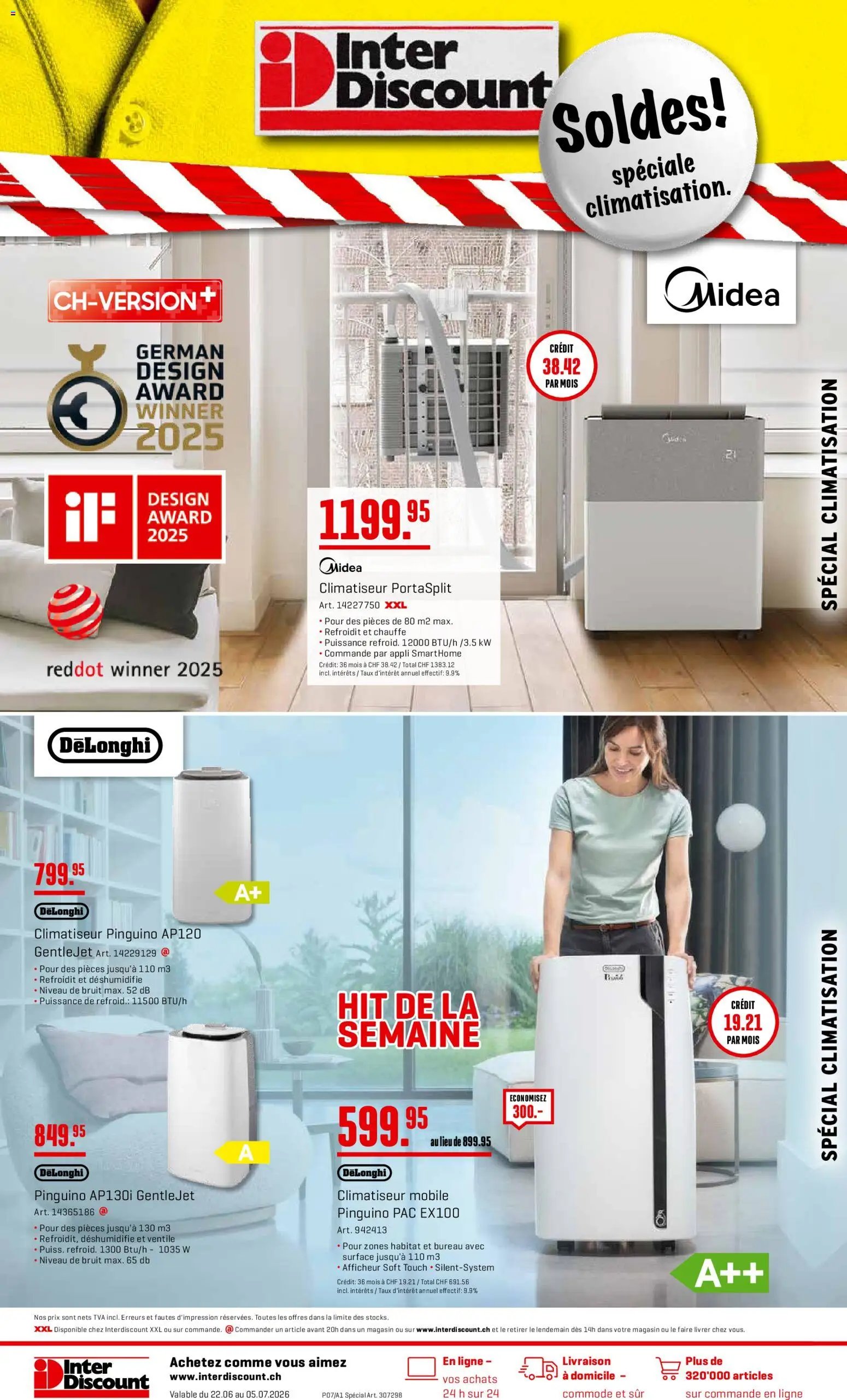 Interdiscount aktionen Climatisation