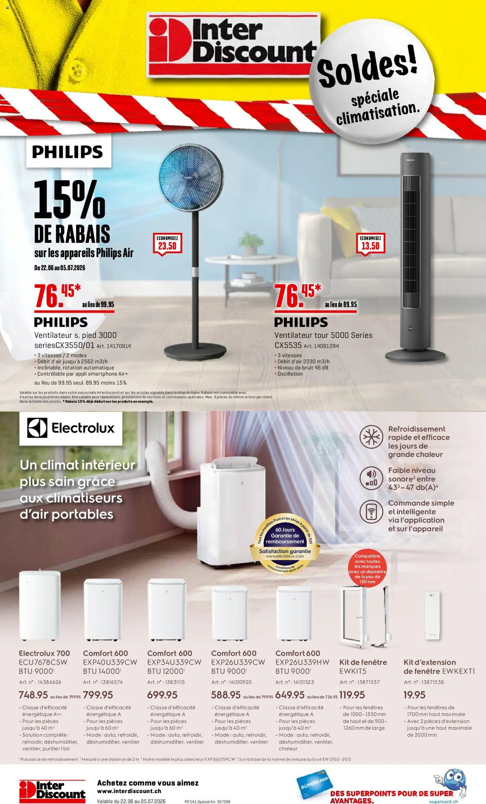 Interdiscount aktionen Climatisation