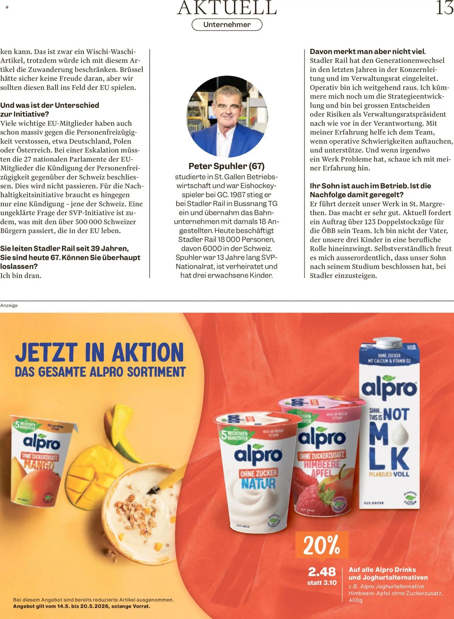 Migros aktionen Magazin (2026-05-13 - 2026-05-18)
