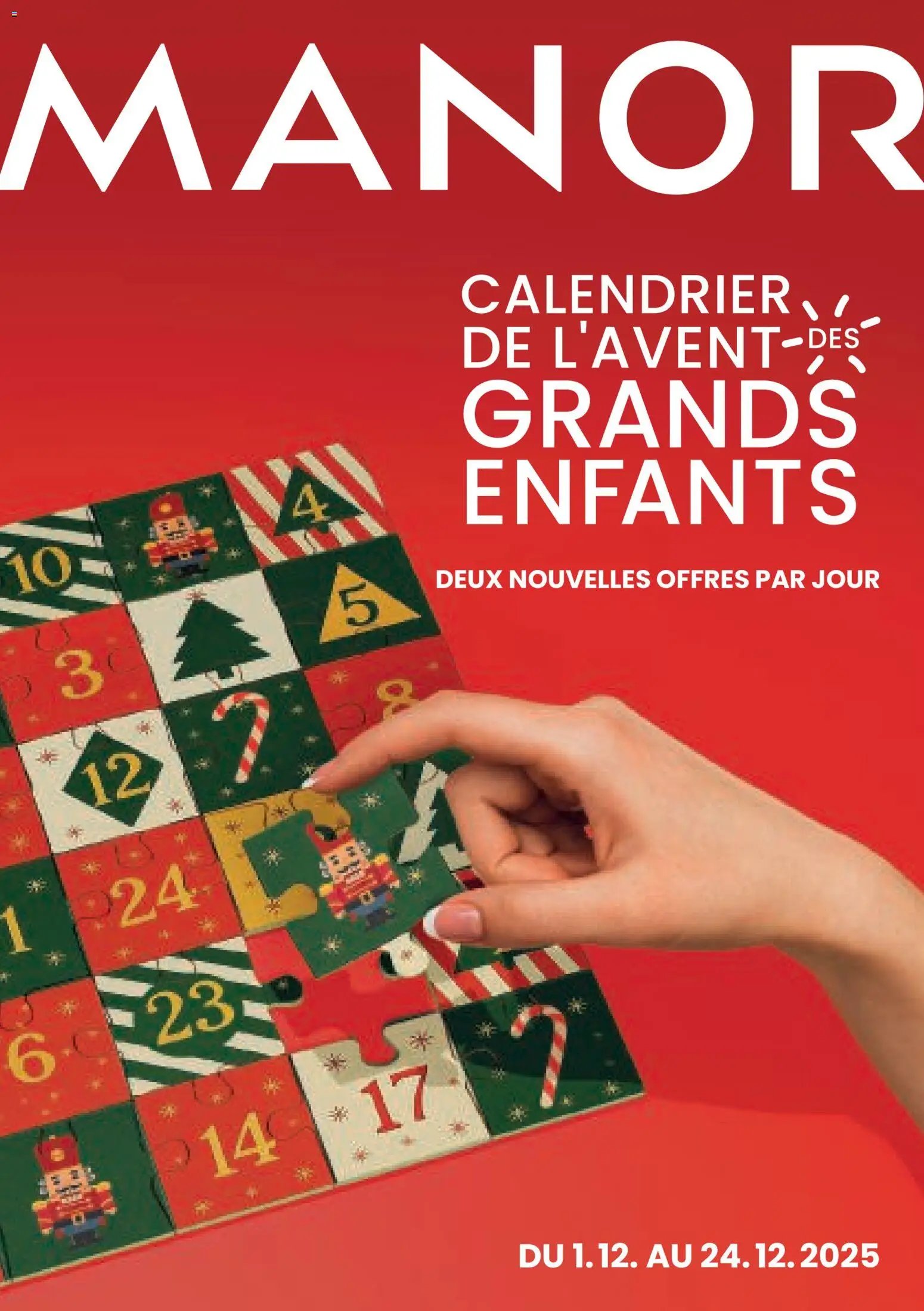 Manor Aktionen Calendrier de L'Avent (2025-12-01 - 2025-12-24) | 1