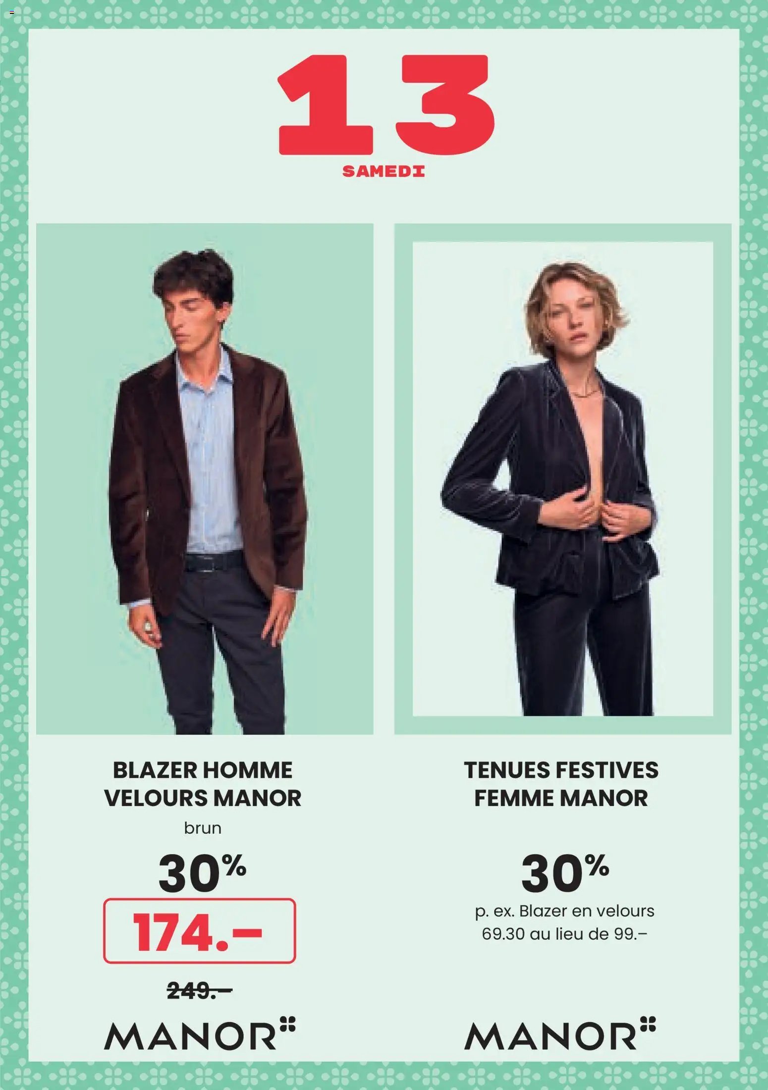 Manor Aktionen Calendrier de L'Avent (2025-12-01 - 2025-12-24) | 15