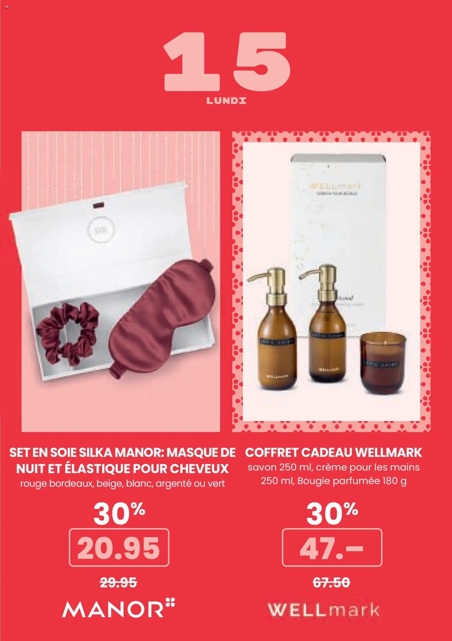 Manor Aktionen Calendrier de L'Avent (2025-12-01 - 2025-12-24) | 17