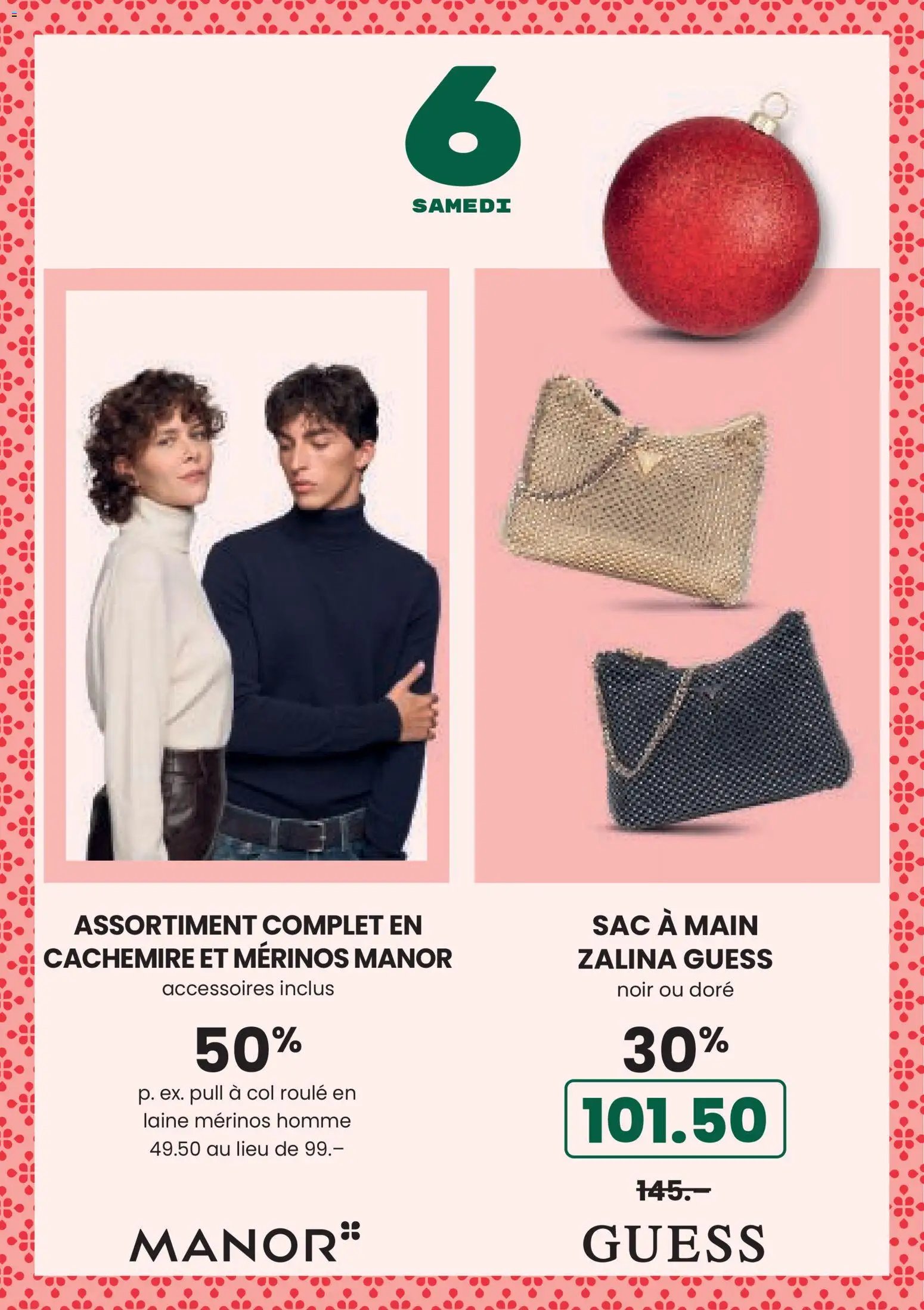 Manor Aktionen Calendrier de L'Avent (2025-12-01 - 2025-12-24) | 8