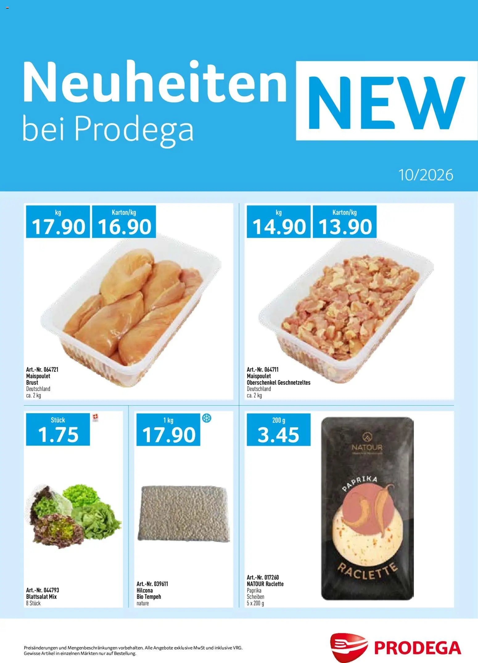 Prodega aktionen Neuheiten