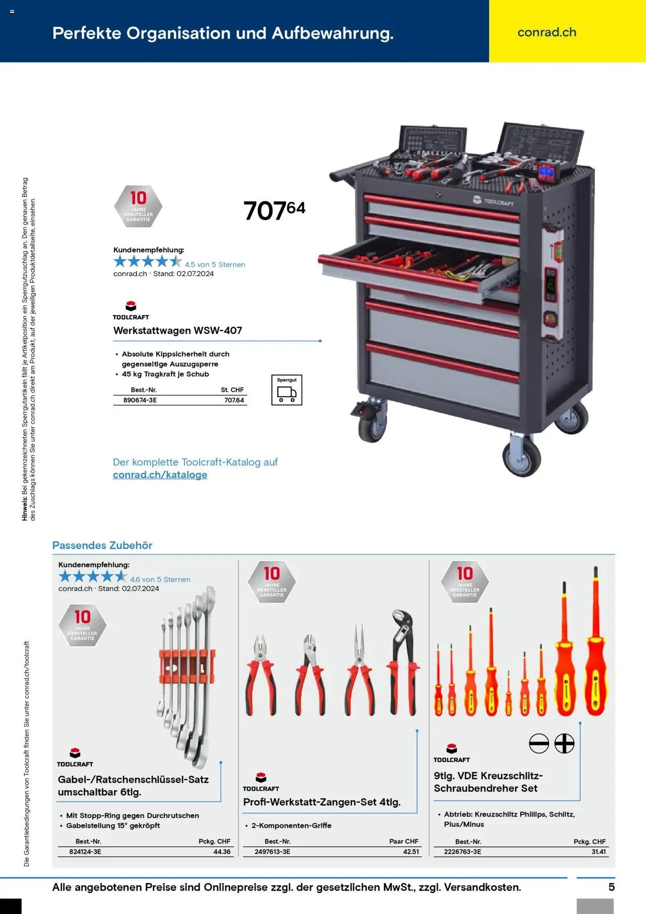 Conrad Aktionen Produktionsprozess (2024-07-09 - 2025-12-31) | 5