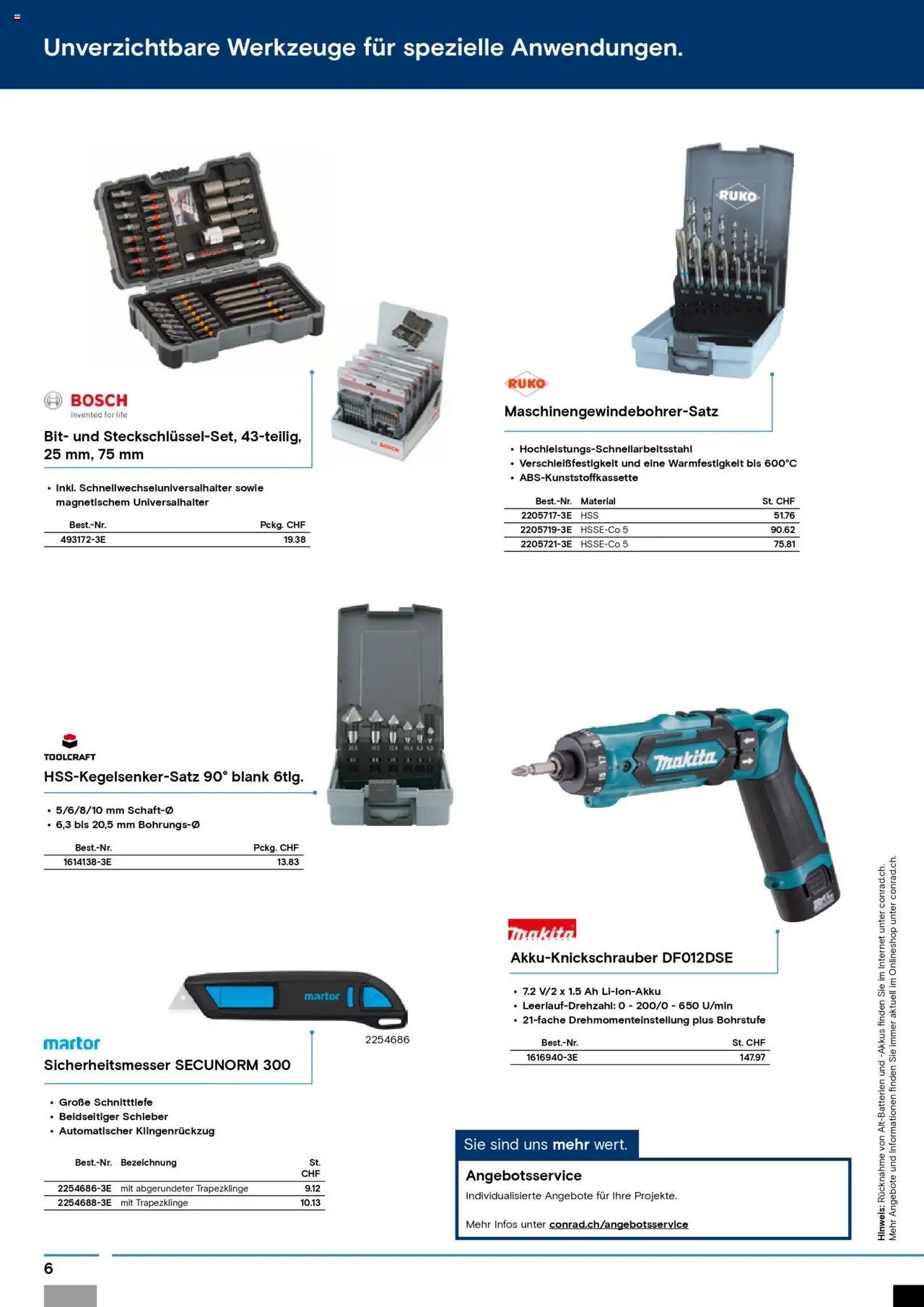 Conrad Aktionen Produktionsprozess (2024-07-09 - 2025-12-31) | 6