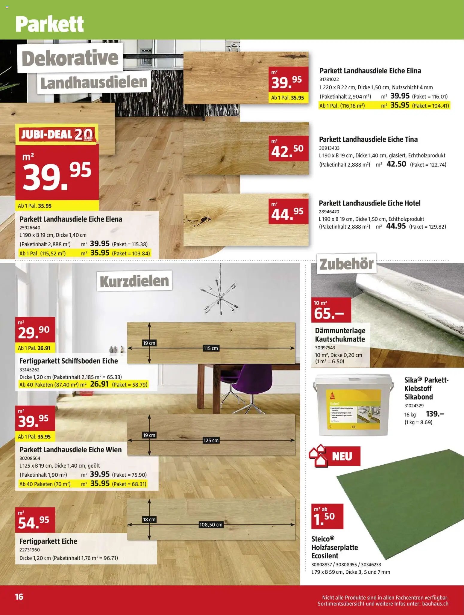 Bauhaus aktionen