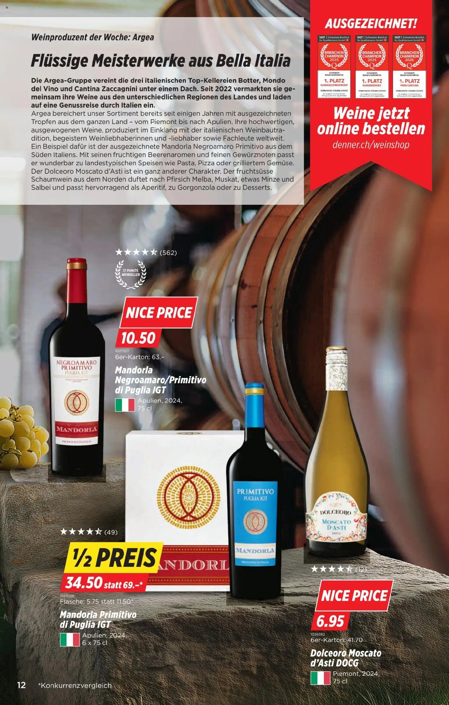 Denner Aktionen (2026-01-06 - 2026-01-12) | 12