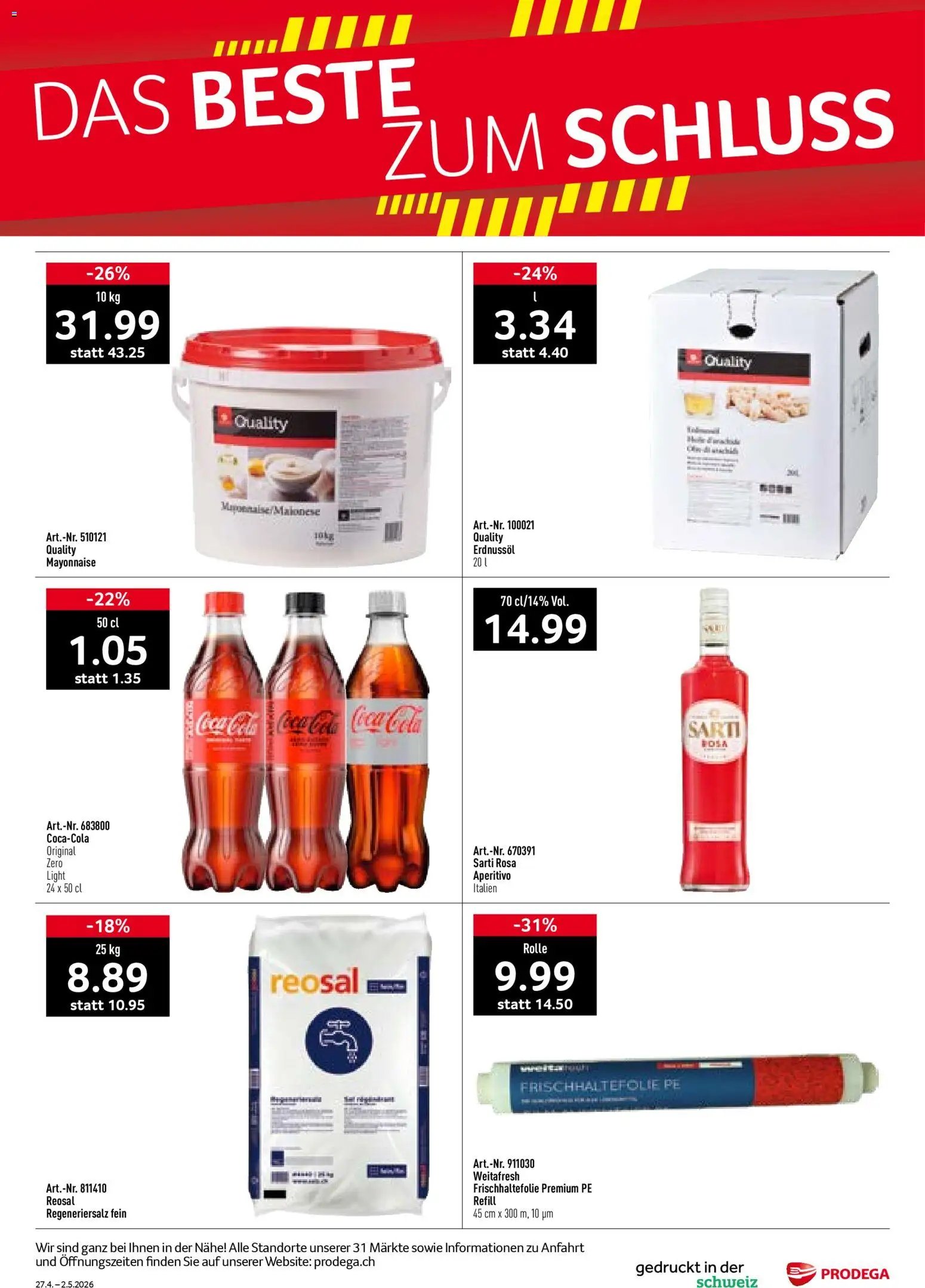 Prodega aktionen (2026-04-27 - 2026-05-02)