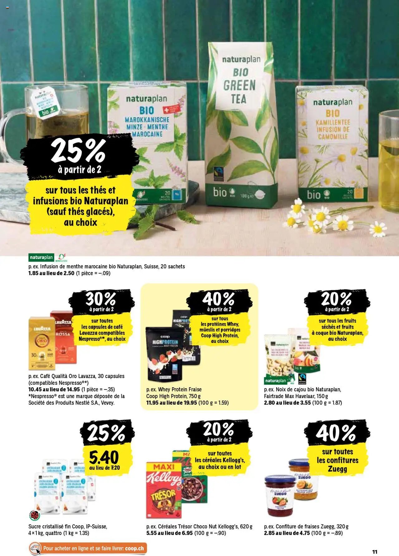 Coop Les actions de la semaine (2025-10-02 - 2025-10-08)