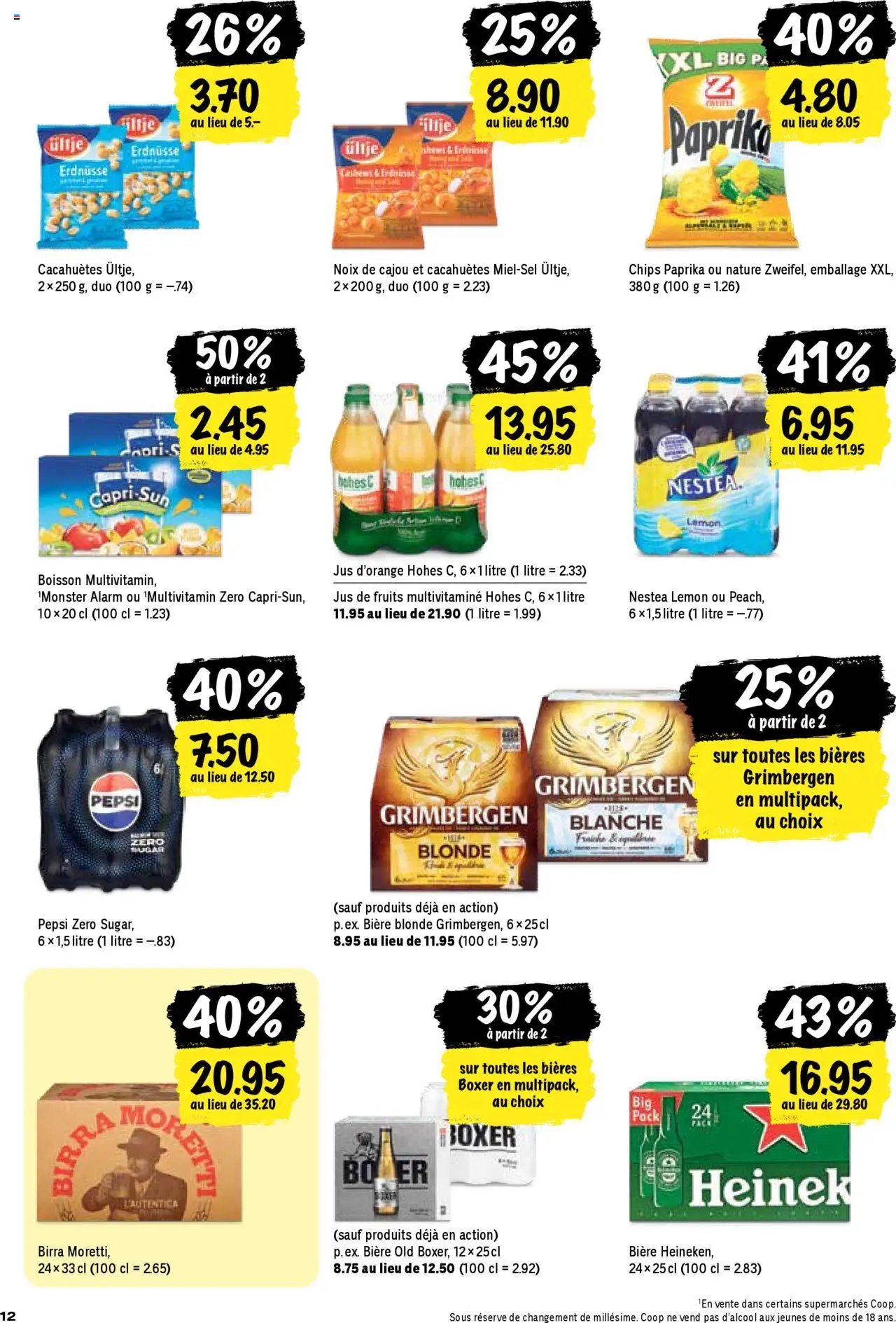 Coop Les actions de la semaine (2025-10-02 - 2025-10-08)