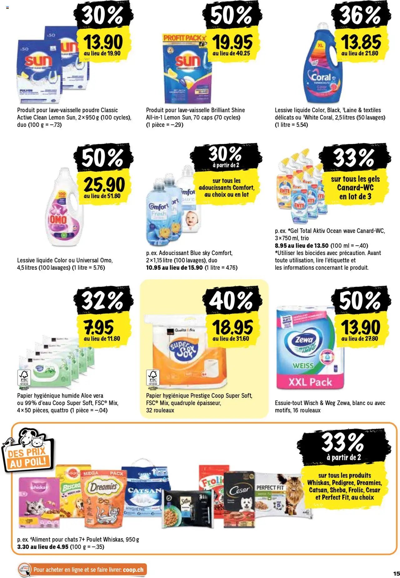 Coop Les actions de la semaine (2025-10-02 - 2025-10-08)