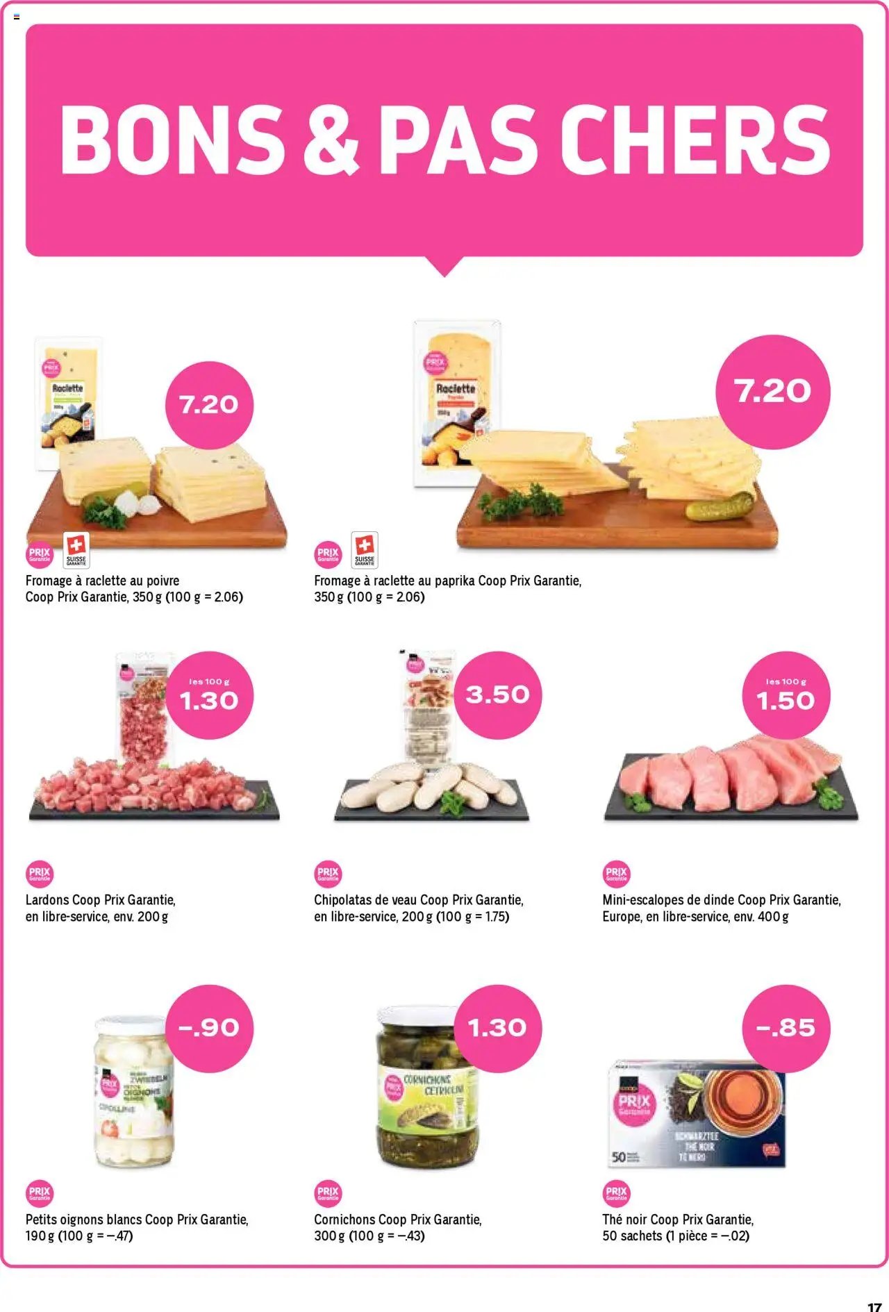 Coop Les actions de la semaine (2025-10-02 - 2025-10-08)