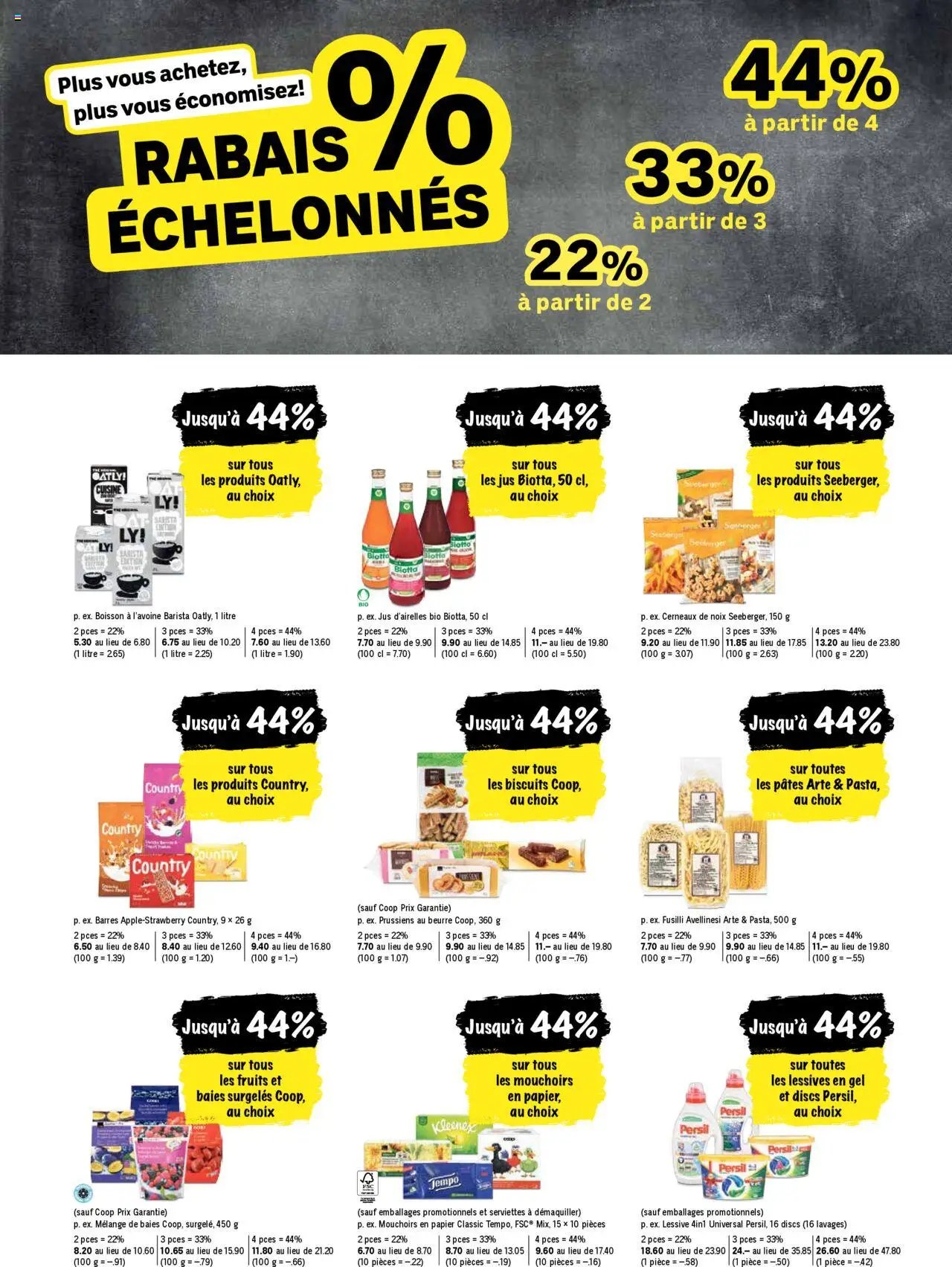 Coop Les actions de la semaine (2025-10-02 - 2025-10-08)