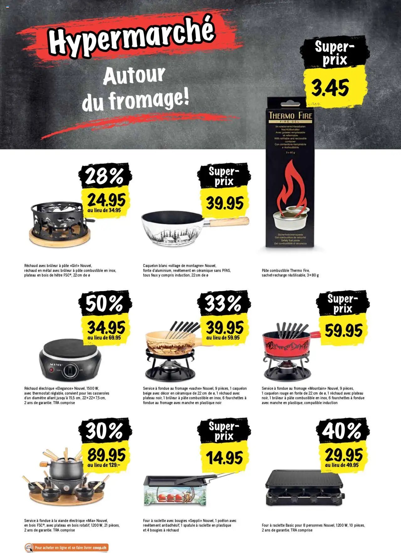 Coop Les actions de la semaine (2025-10-02 - 2025-10-08)