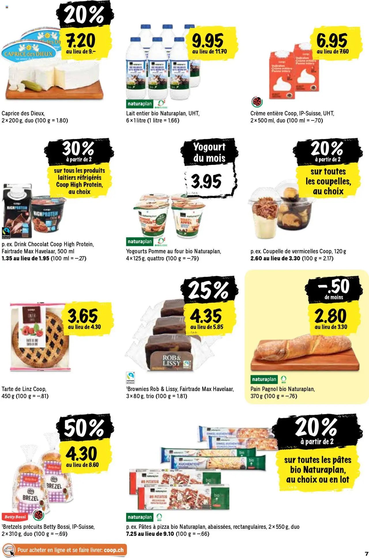 Coop Les actions de la semaine (2025-10-02 - 2025-10-08)