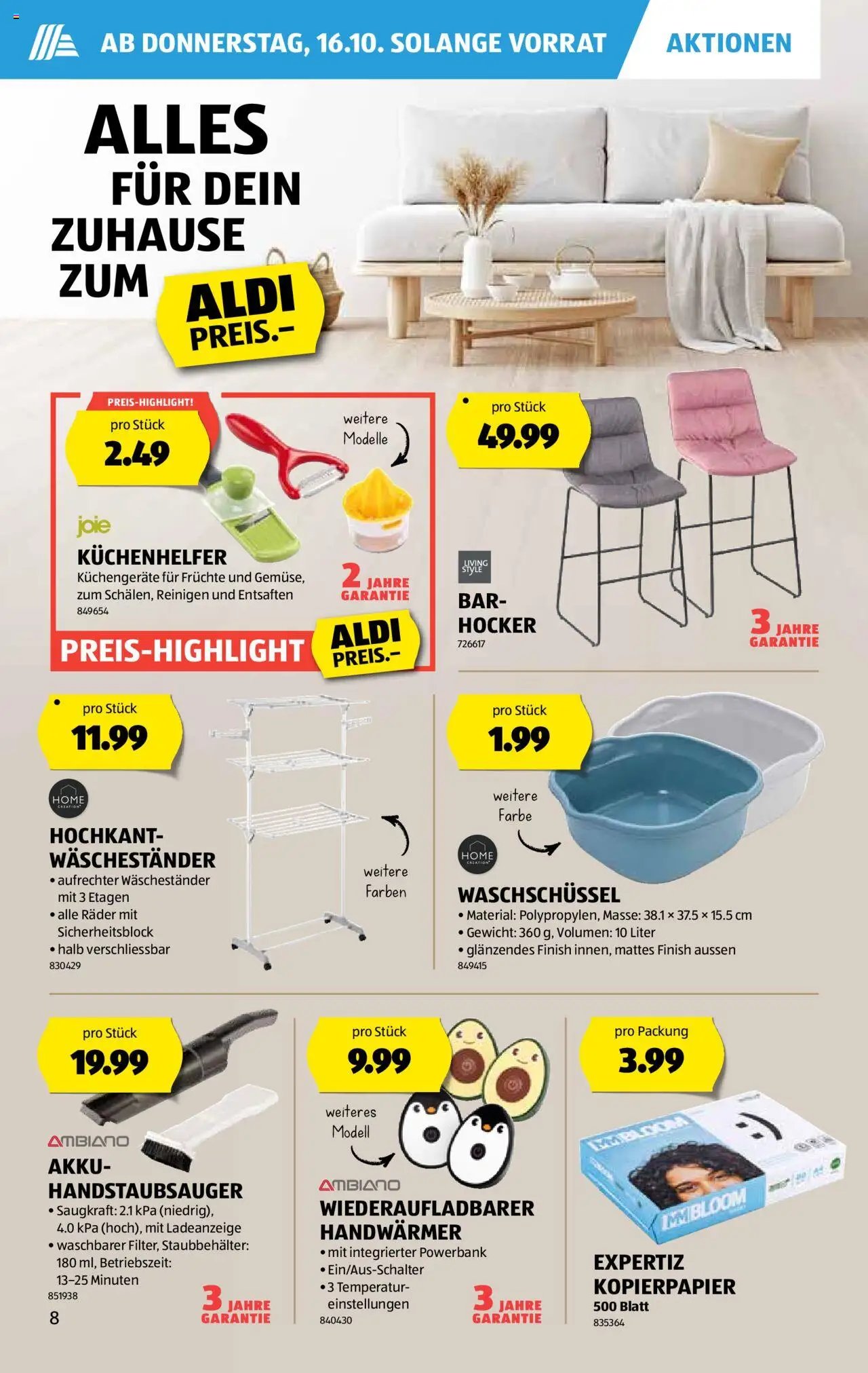 Aldi Aktionen (2025-10-16 - 2025-10-22)