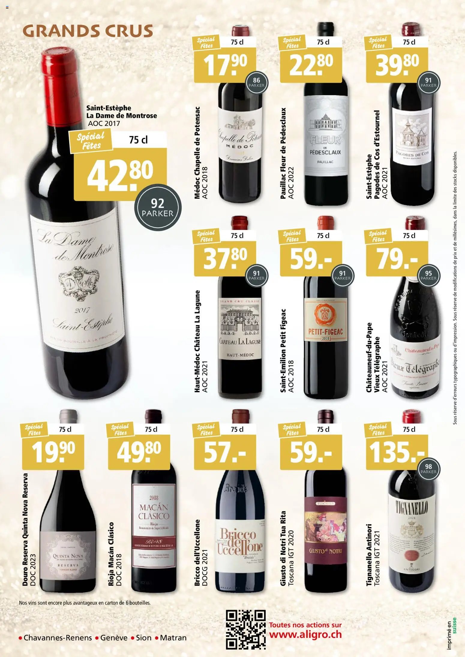 Aligro Aktionen Foire à la Viande Chavannes, Matran, Genf, Sitten (2025-11-24 - 2025-11-29) | 16