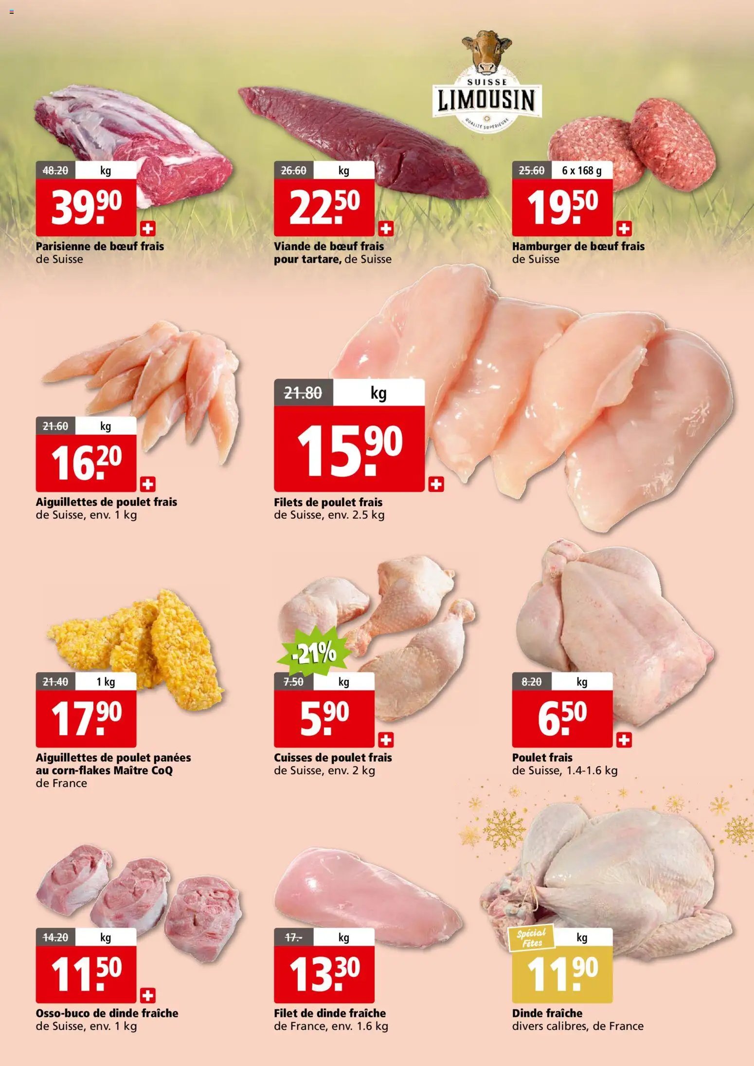 Aligro Aktionen Foire à la Viande Chavannes, Matran, Genf, Sitten (2025-11-24 - 2025-11-29) | 3