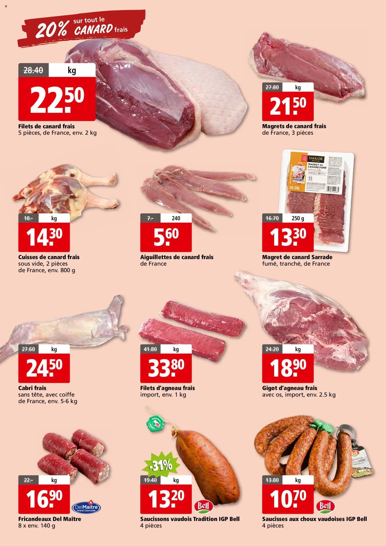 Aligro Aktionen Foire à la Viande Chavannes, Matran, Genf, Sitten (2025-11-24 - 2025-11-29) | 4