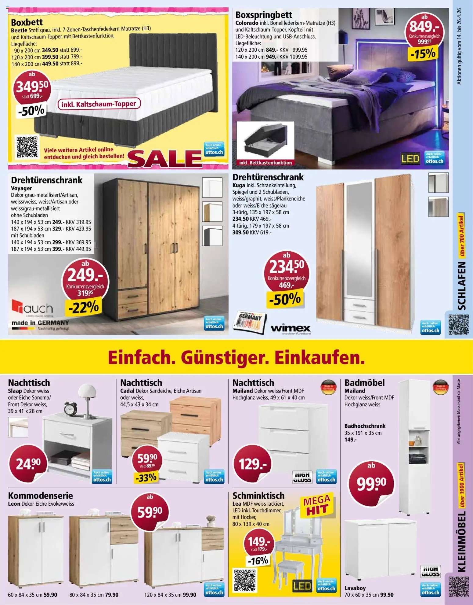 Otto's aktionen (2026-04-14 - 2026-04-20)