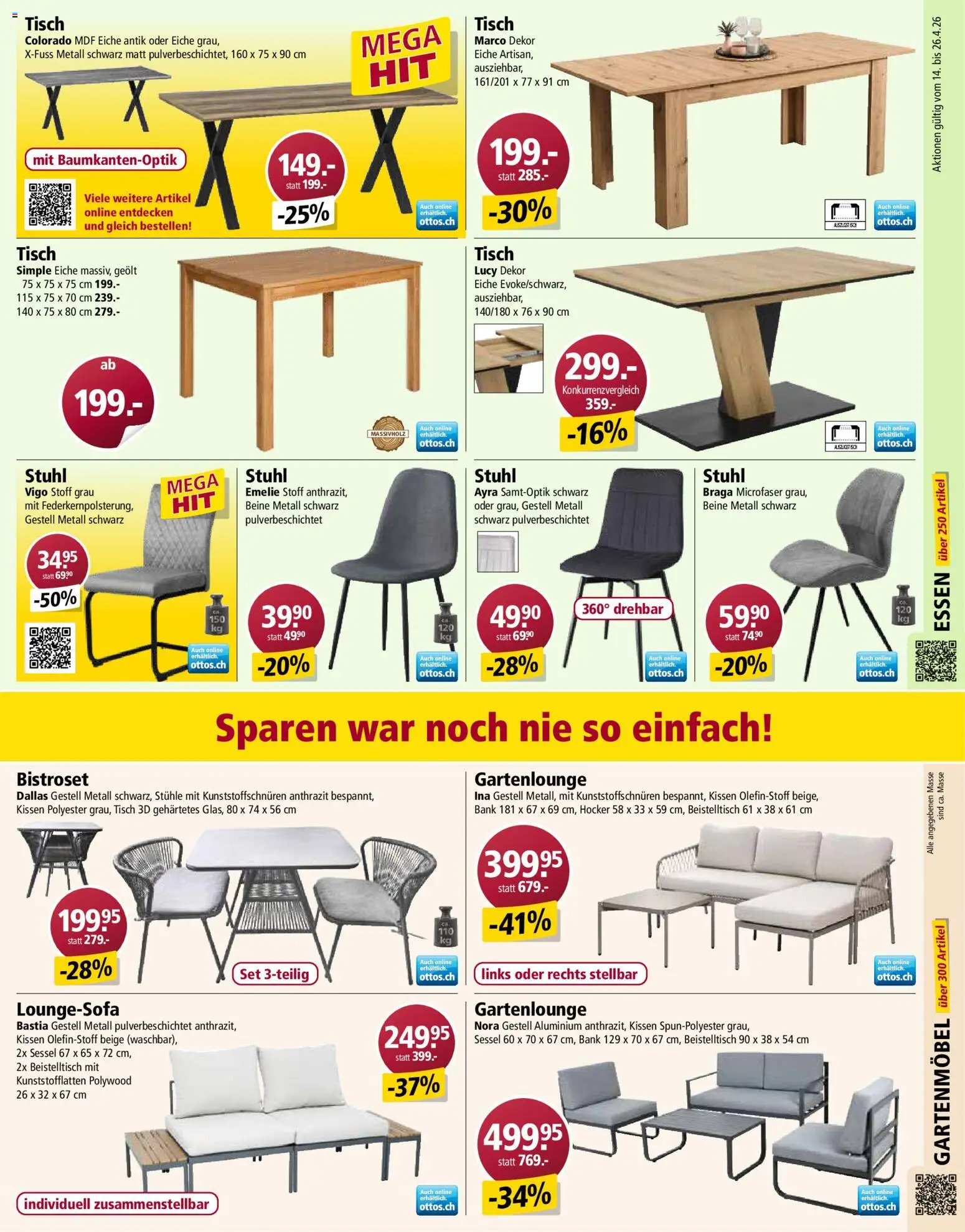 Otto's aktionen (2026-04-14 - 2026-04-20)