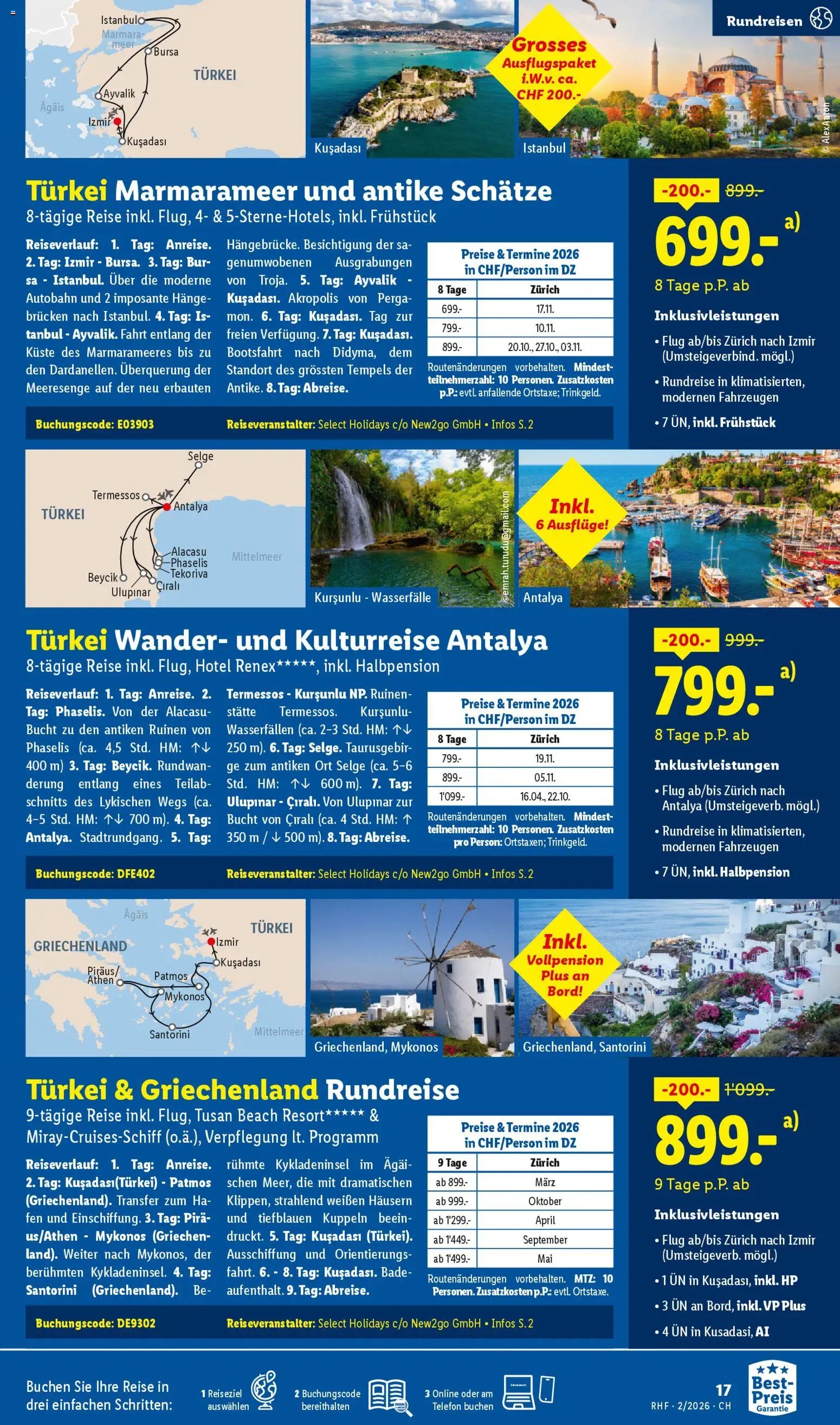 Lidl Aktionen Reisen Februar (2026-01-28 - 2026-02-28)