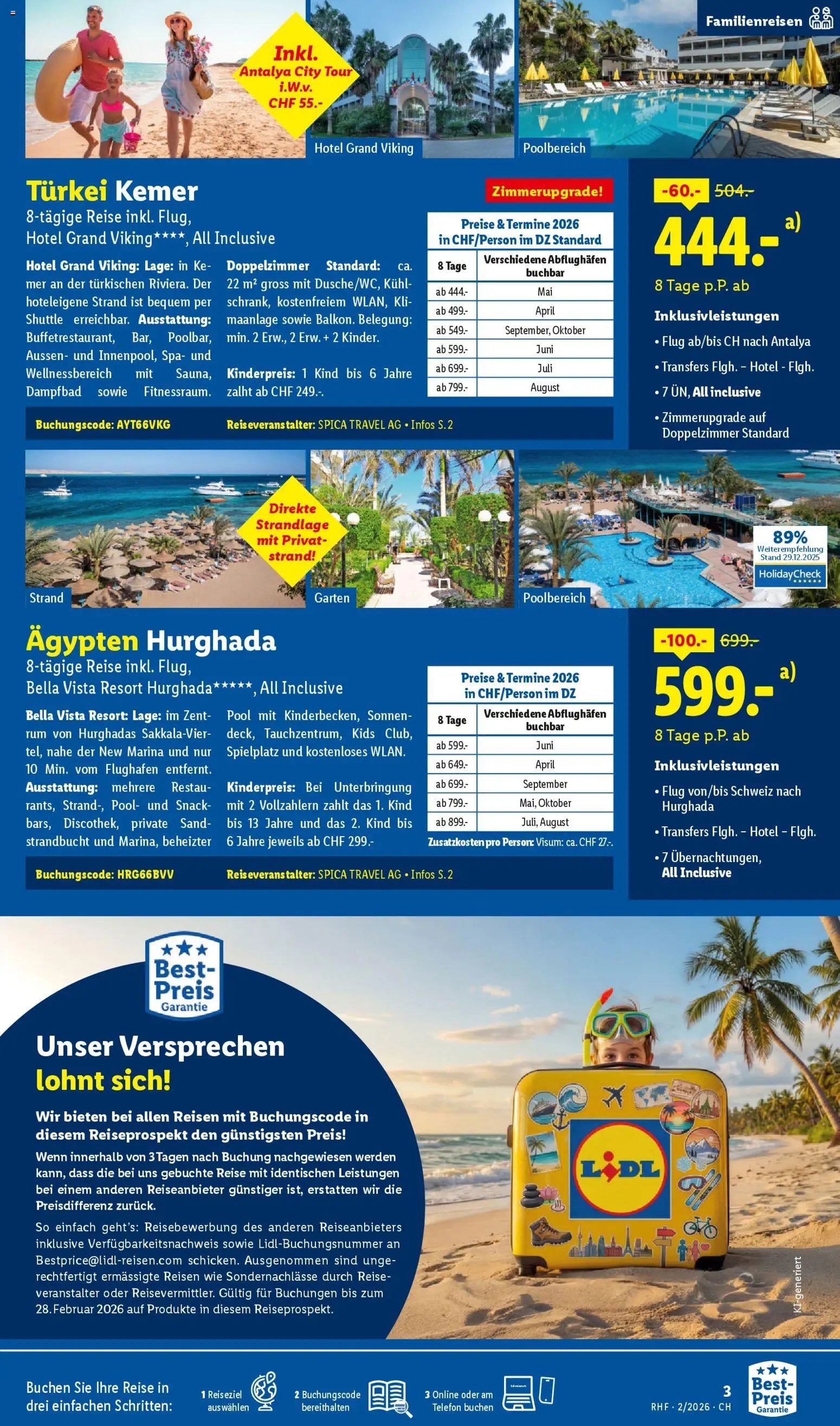 Lidl Aktionen Reisen Februar (2026-01-28 - 2026-02-28)