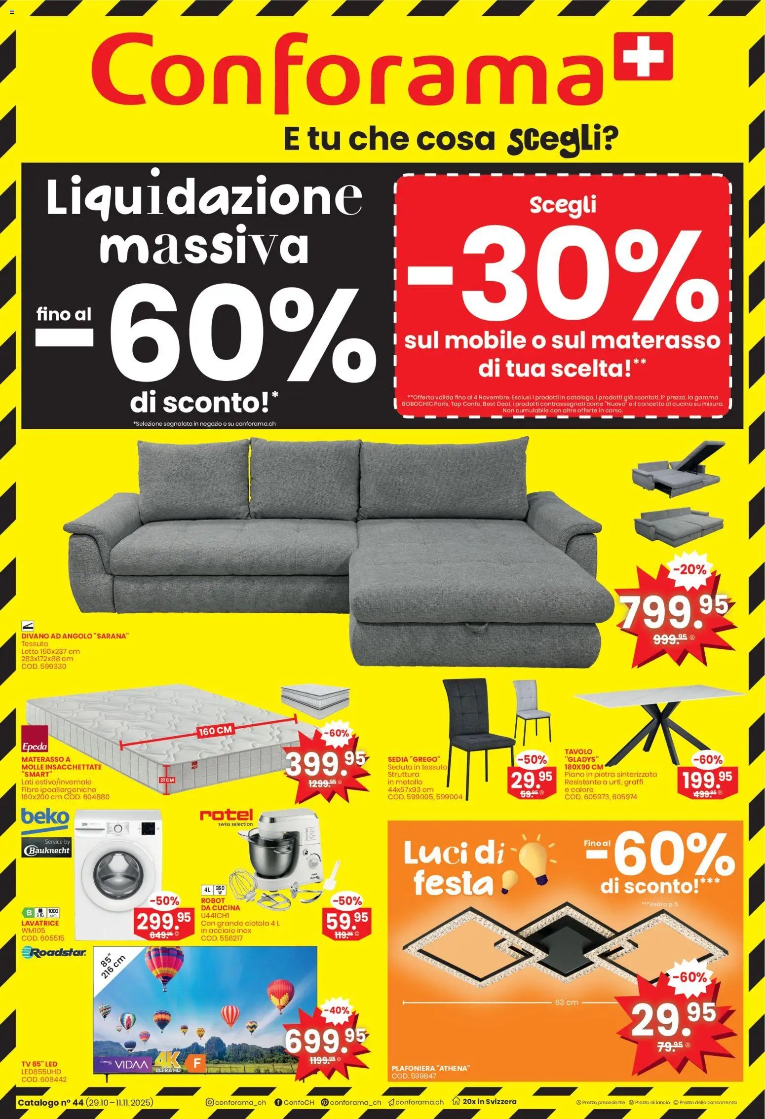 Conforama Aktionen IT (2025-10-29 - 2025-11-11)